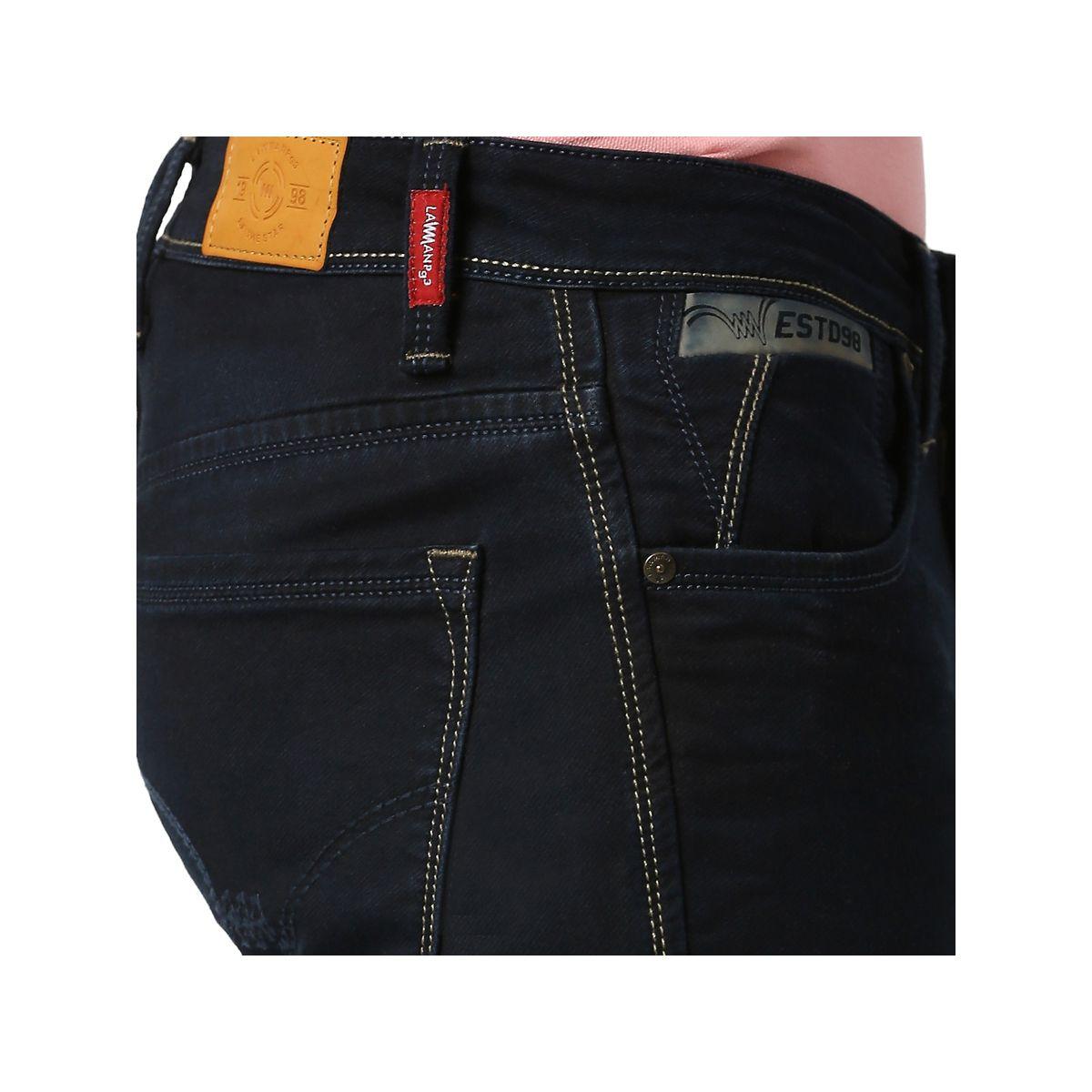 جينز بقصة سكيني وخصر متوسط مع زر إغلاق لومان × ستايلي-men-clothing-bottoms-jeans-image-4