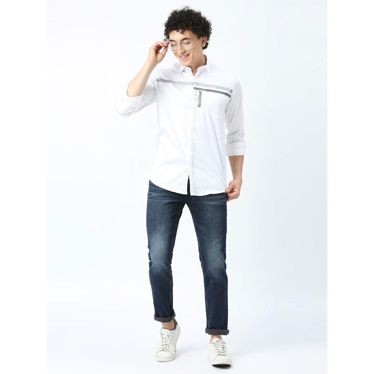 جينز بقصة سليم فت وخصر متوسط مع جيوب لومان × ستايلي-men-clothing-bottoms-jeans-image-6