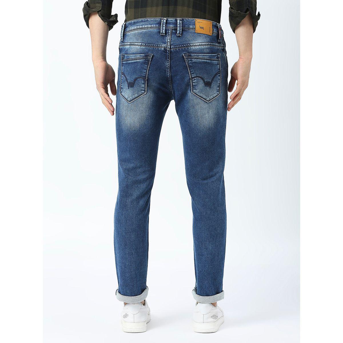 Lawman X Styli  Mid Rise Slim Fit Faded Jeans with Pockets-men-clothing-bottoms-jeans-image-4