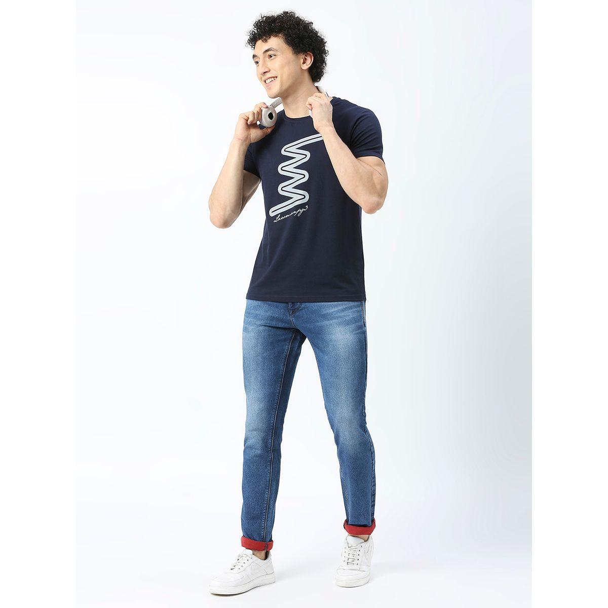 جينز بقصة سليم فت وخصر متوسط مع فتحات حزام لومان × ستايلي-men-clothing-bottoms-jeans-image-6