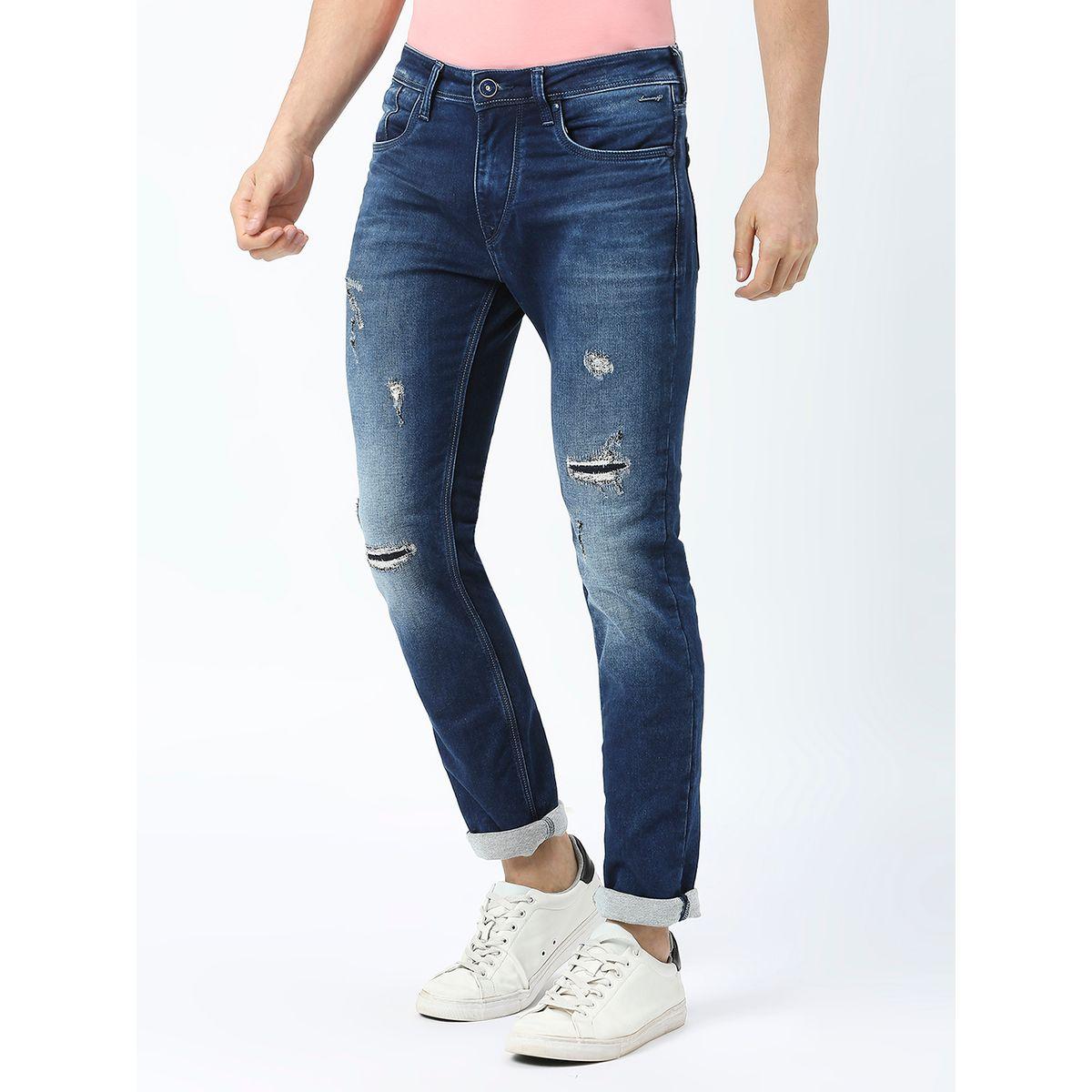 Lawmanpg3 Mid Rise Slim Fit Distressed Faded Jeans-men-clothing-bottoms-jeans-image-2