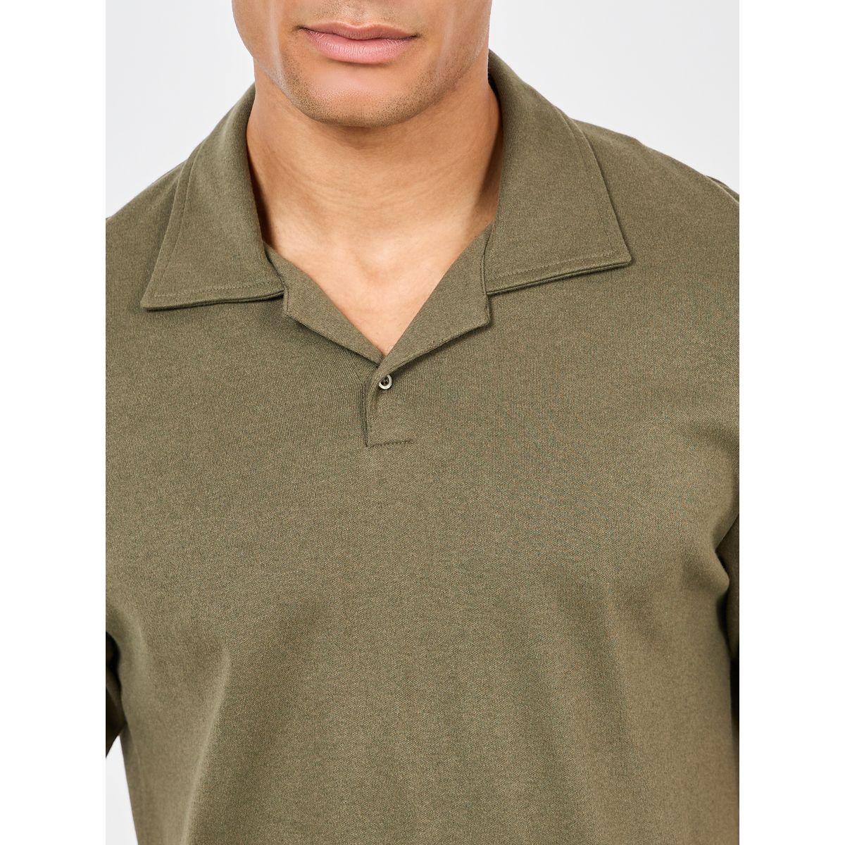 تيشيرت بياقة بولو مع زر غلق واكمام قصيرة-men-clothing-tshirtsandpolos-polos-image-3