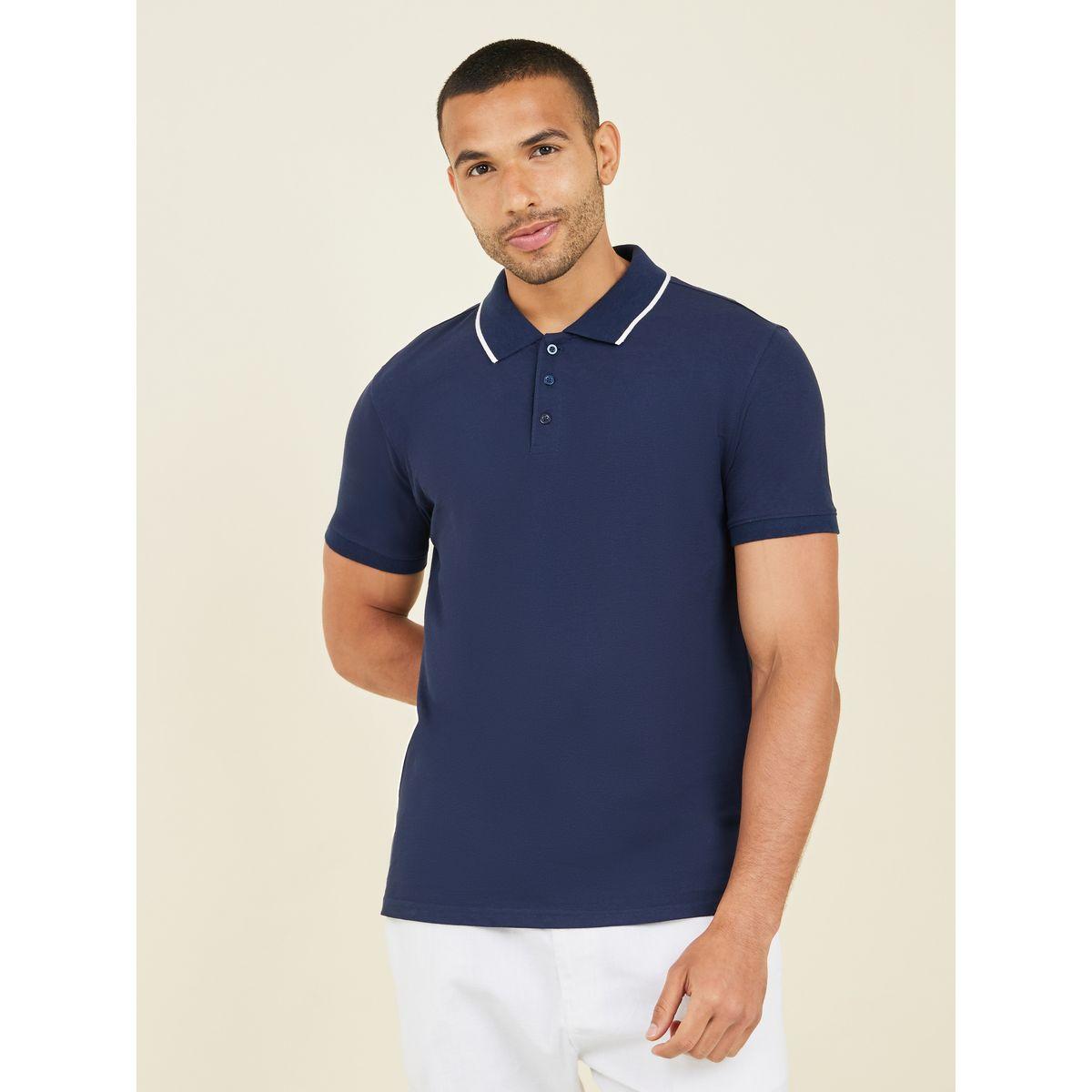 تيشيرت بولو باكمام قصيرة مع ازرار-men-clothing-tshirtsandpolos-polos-image-1