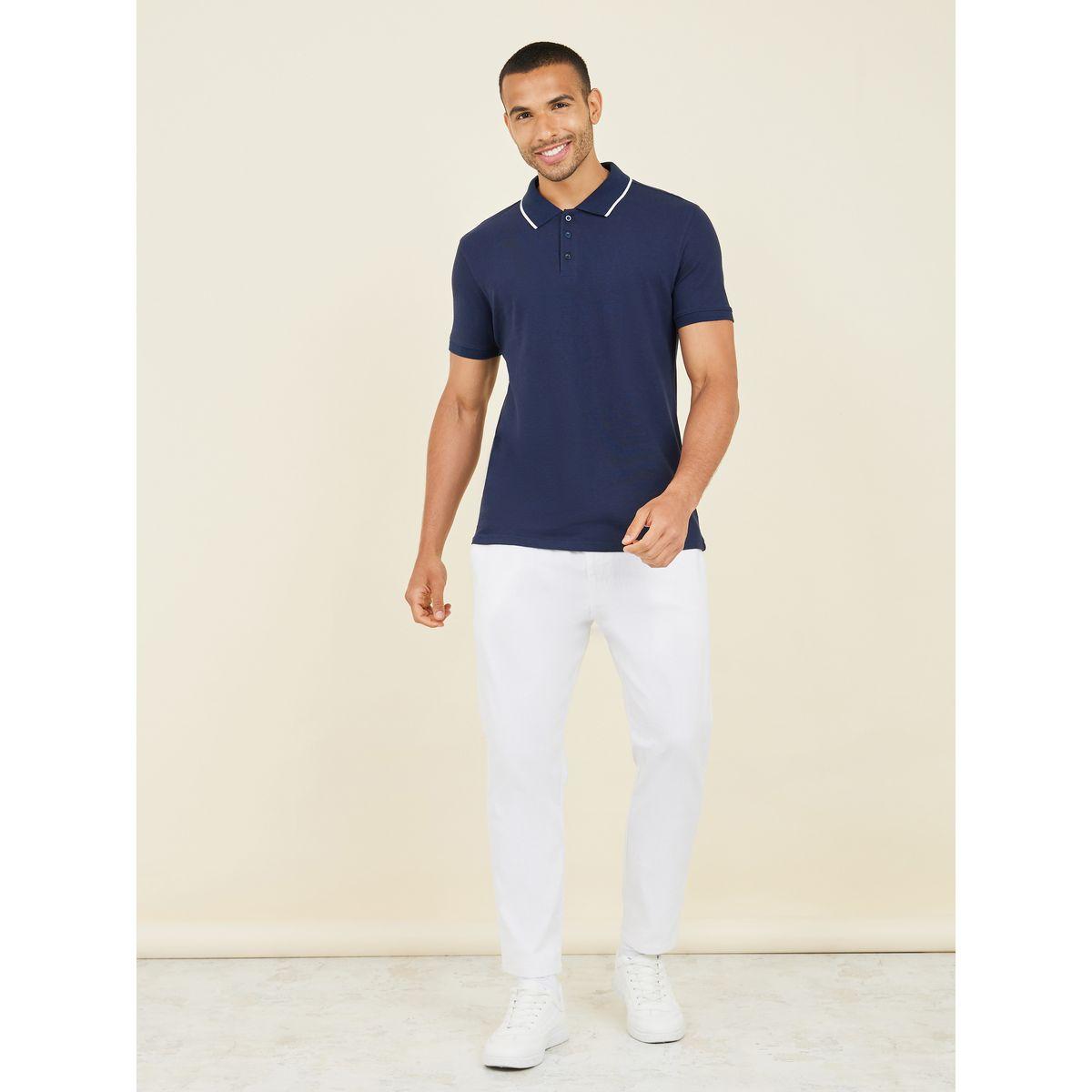 Styli Tipping Flat Knit Collar Pique Polo-men-clothing-tshirtsandpolos-polos-image-2