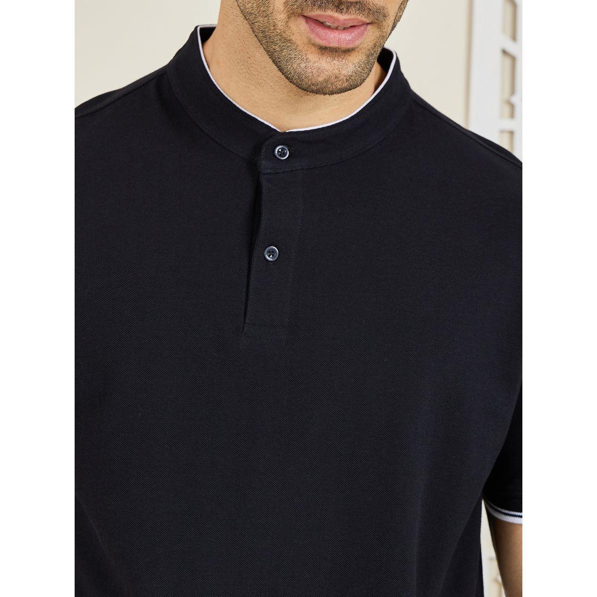 Styli Stand Up Tipping Collar Pique Polo-men-clothing-tshirtsandpolos-polos-image-3