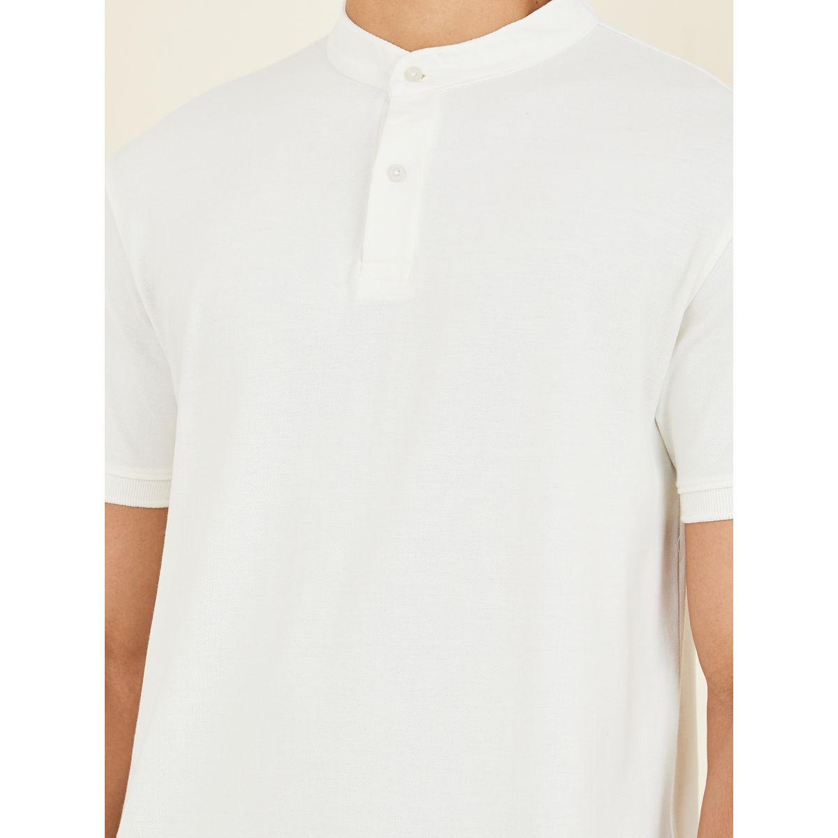 تيشيرت باكمام قصيرة مع ازرار غلق-men-clothing-tshirtsandpolos-polos-image-3