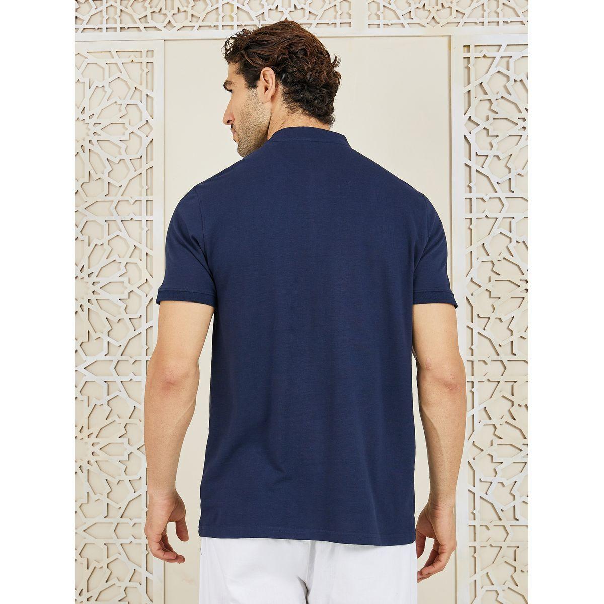 تيشيرت بولو بياقة بدون طيات-men-clothing-tshirtsandpolos-polos-image-4