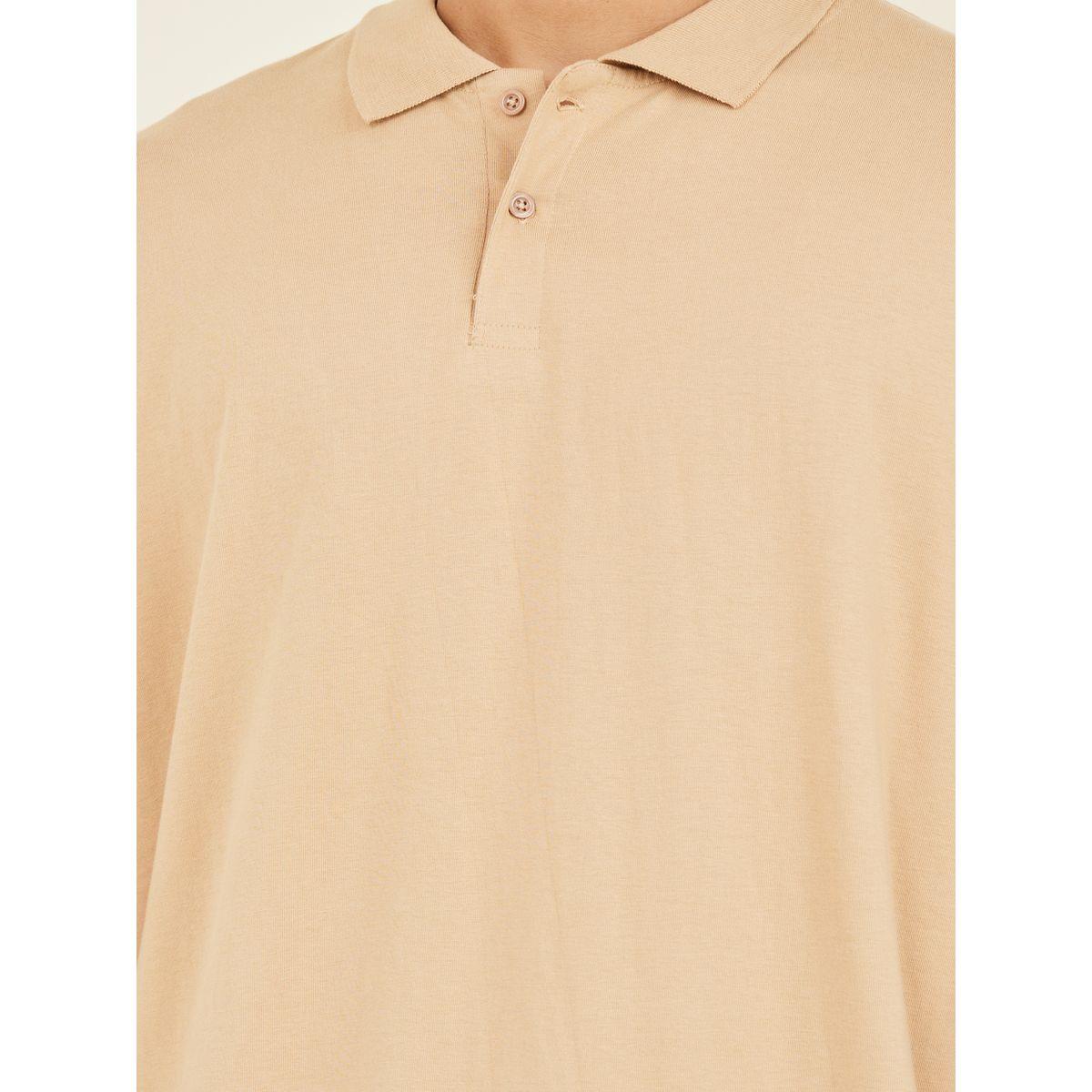 Styli Drop Shoulder Boxy Polo with Flat Knit Collar-men-clothing-tshirtsandpolos-polos-image-3