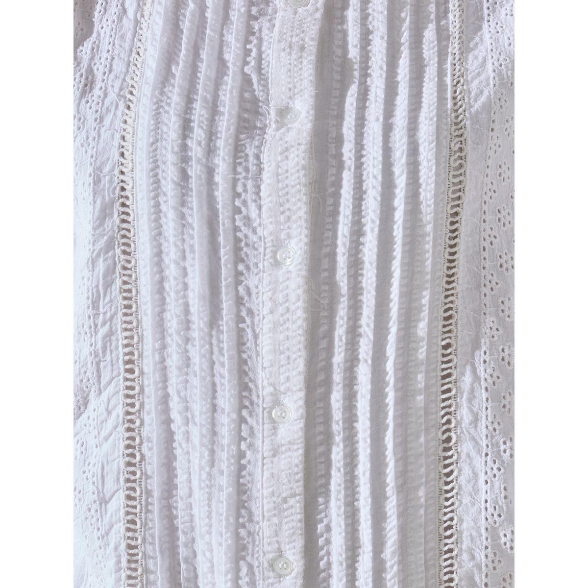 Styli Elevate Schiffli Detail Top & Poplin Pant Co-Ords-women-clothing-coordsets-image-3