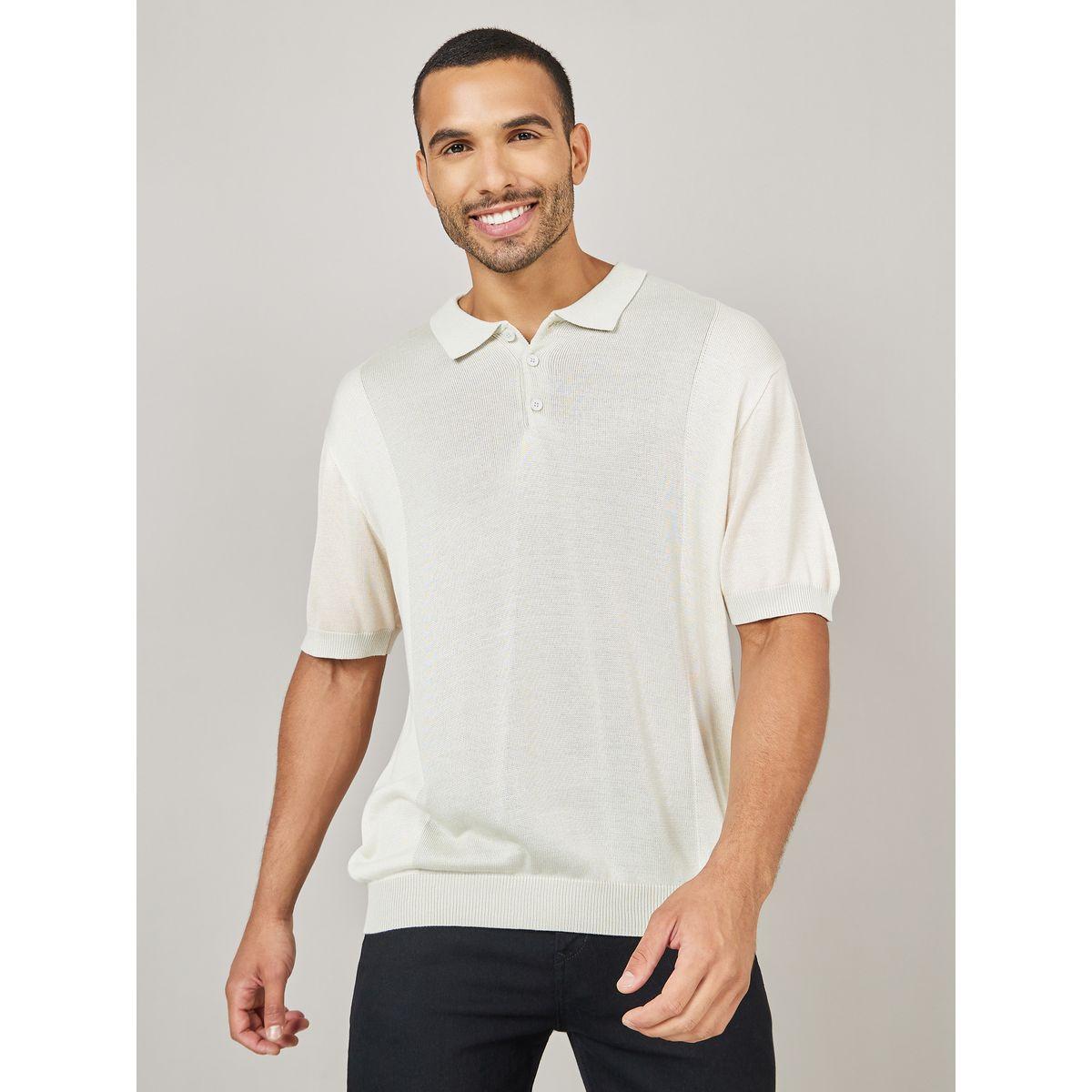 Styli Colorblock Flat Knit Oversized Polo-men-clothing-tshirtsandpolos-polos-image-1