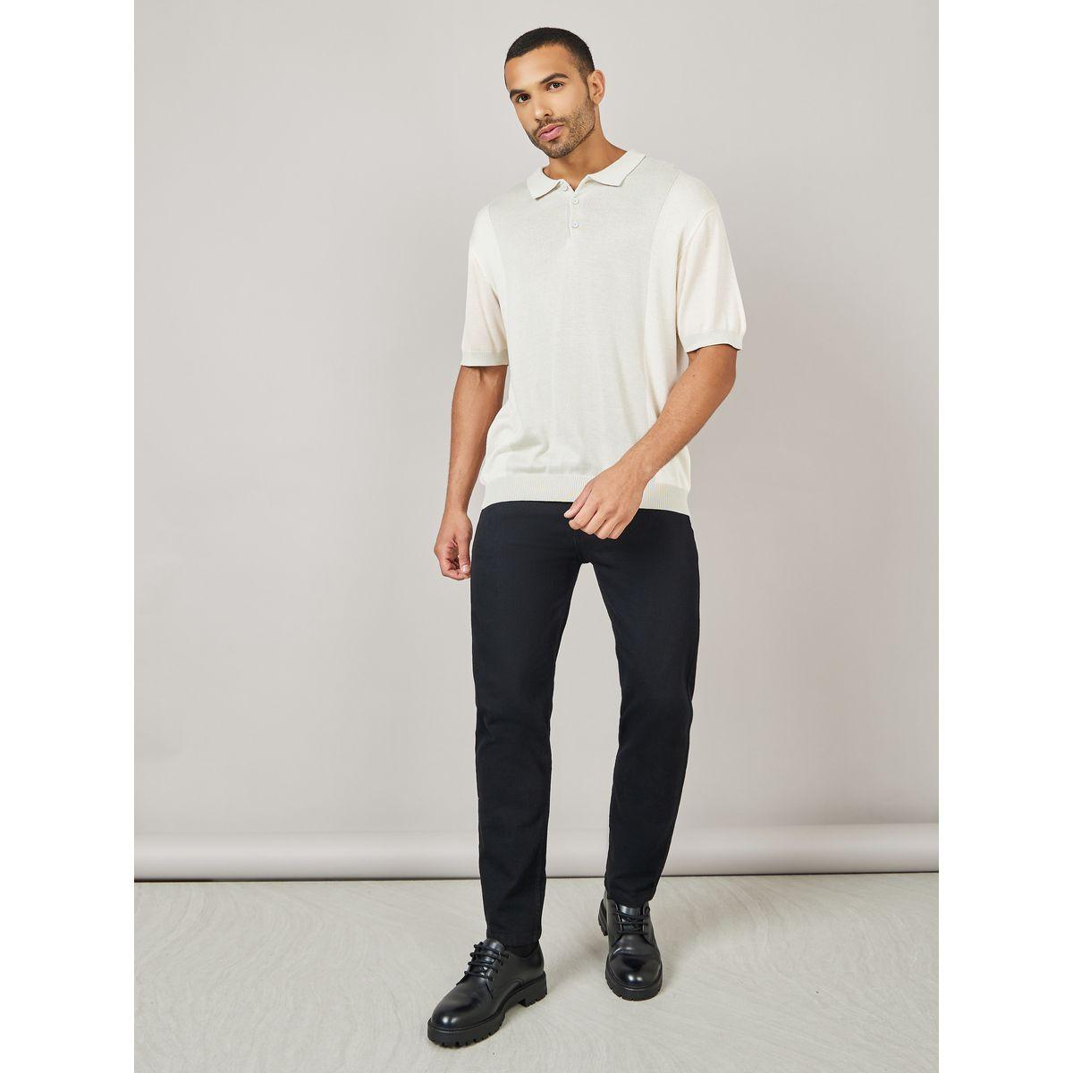 Styli Colorblock Flat Knit Oversized Polo-men-clothing-tshirtsandpolos-polos-image-2