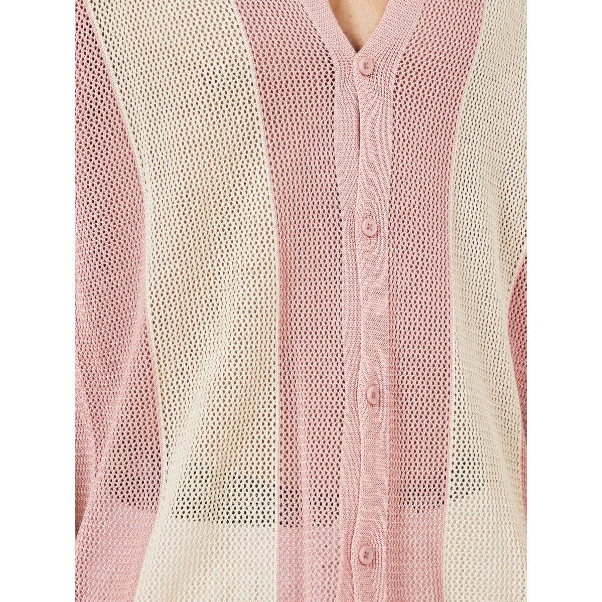 قميص واسع بنمط كتل الالوان-men-clothing-shirts-image-3