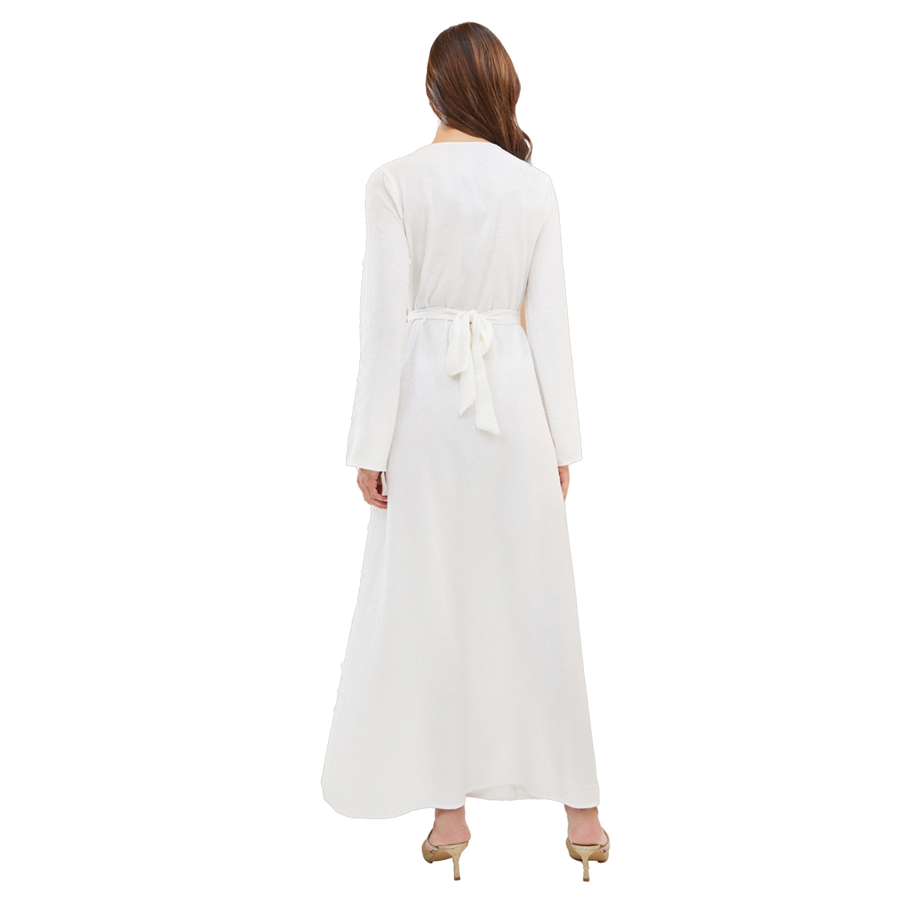 أميرة x ستايلي قفطان بتفاصيل جاكار ودانتيل-women-arabicclothing-kaftan-image-5