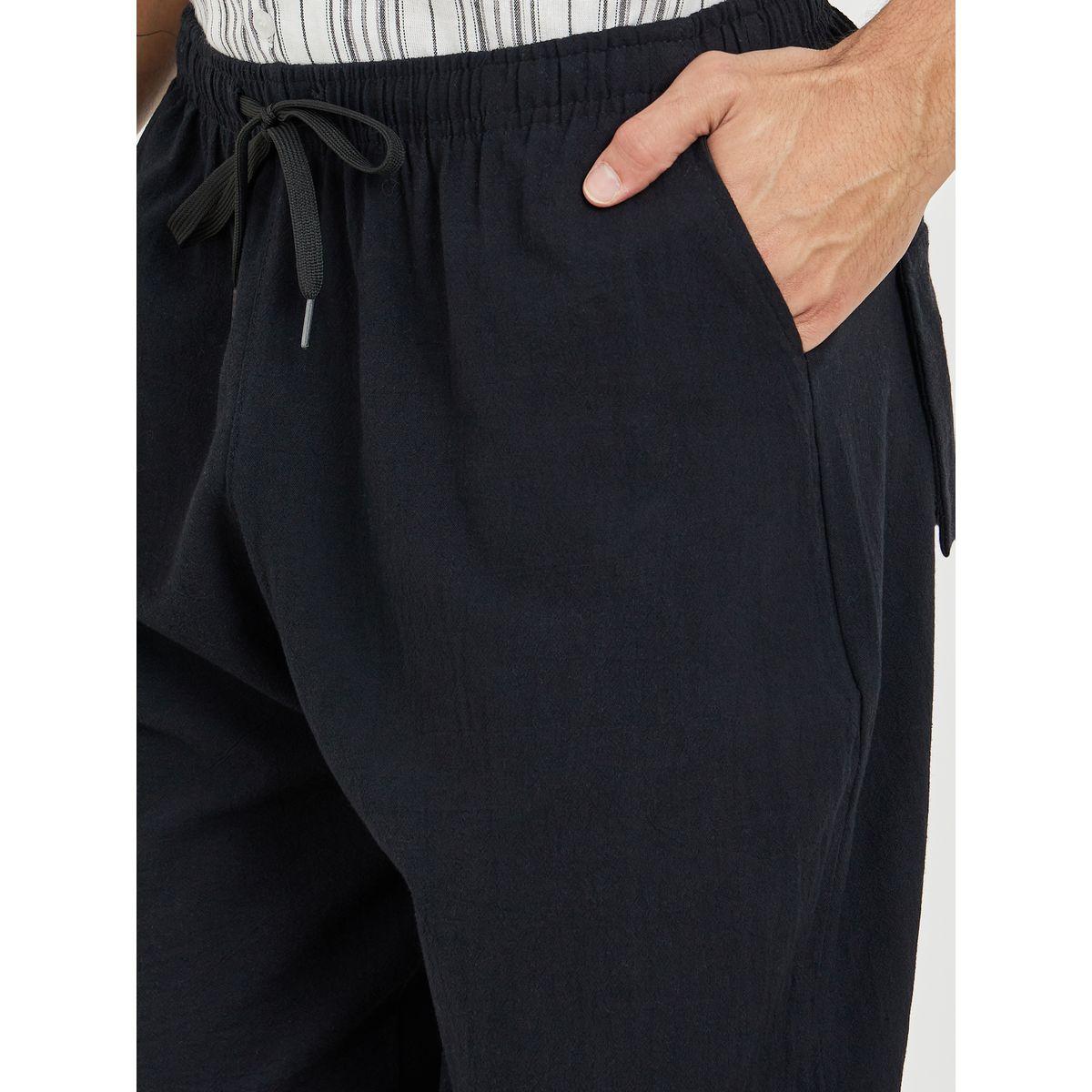 Styli Solid 3/4 Length Harem Fit Jogger-men-clothing-bottoms-joggers-image-3