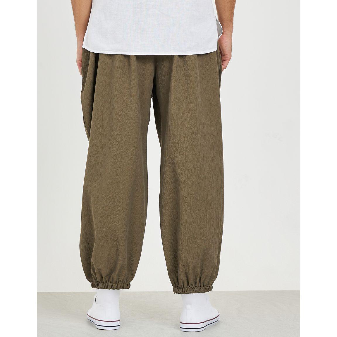Styli Solid Elasticated Hem Harem Fit Jogger-men-clothing-bottoms-joggers-image-4