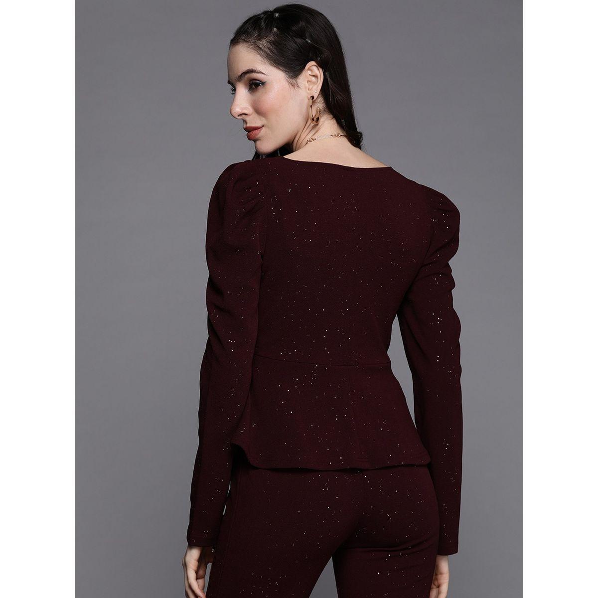 Sassafras X Styli Shimmer Detail Full Sleeves Top-women-clothing-shirtsandblouses-blouses-image-5