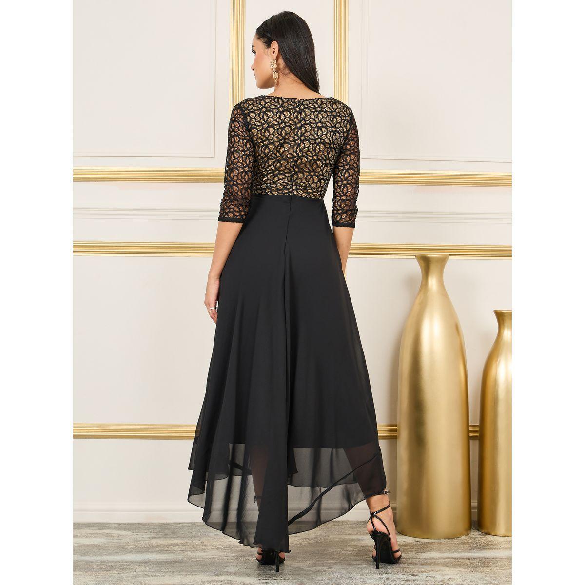 Styli Lace Detail Tie Up A-line Maxi Dress-women-clothing-dresses-image-4