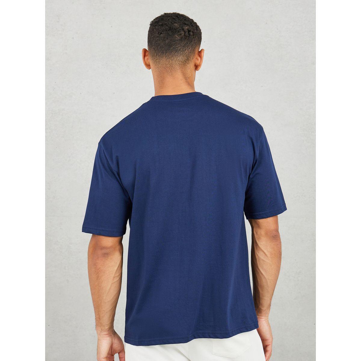Styli Cotton Rich Oversized Upbeat Slogan Print T-Shirt-men-clothing-tshirtsandpolos-tshirts-image-4