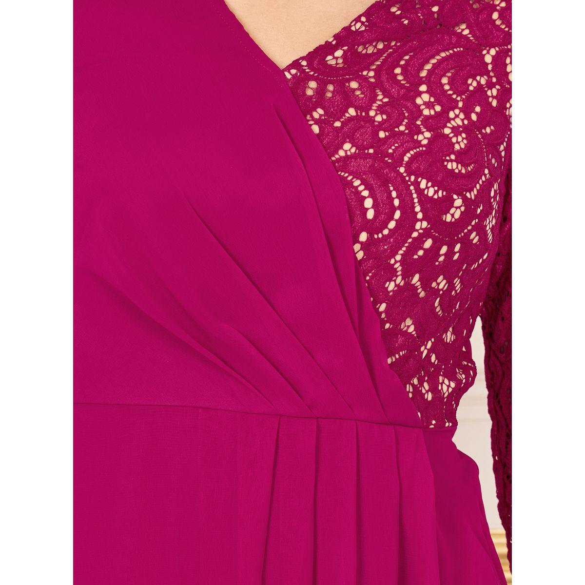 Styli Lace Detail Pleated A-line Maxi Dress-women-clothing-dresses-image-3