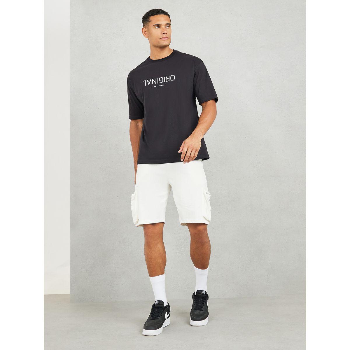 Styli Cotton Rich Oversized Original Upside Down Text Print T-Shirt-men-clothing-tshirtsandpolos-tshirts-image-2
