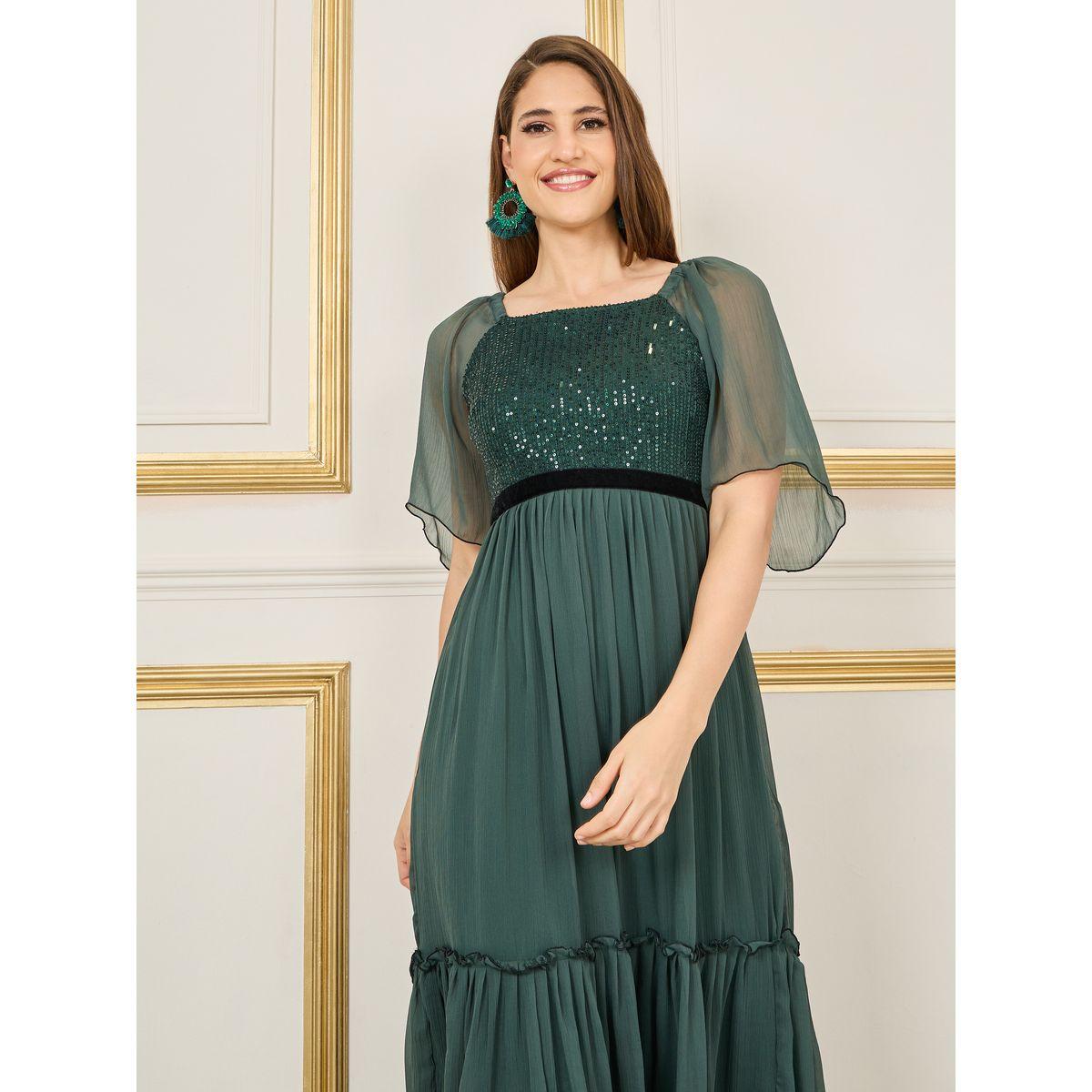 فستان طويل مزين بالترتر مع ياقة واسعة-women-clothing-dresses-image-2