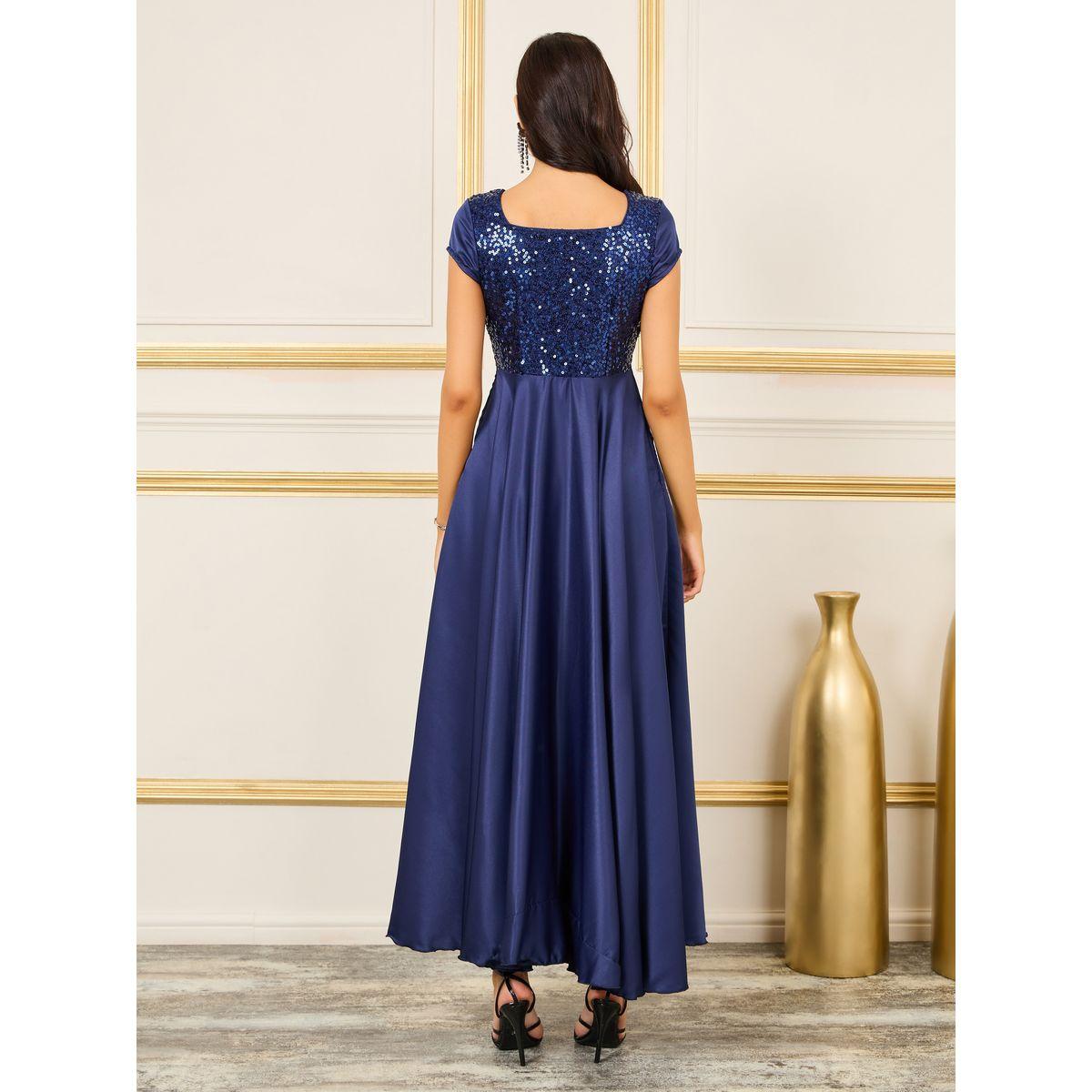 Styli Satin Sequin Detail A-line Maxi Dress-women-clothing-dresses-image-4