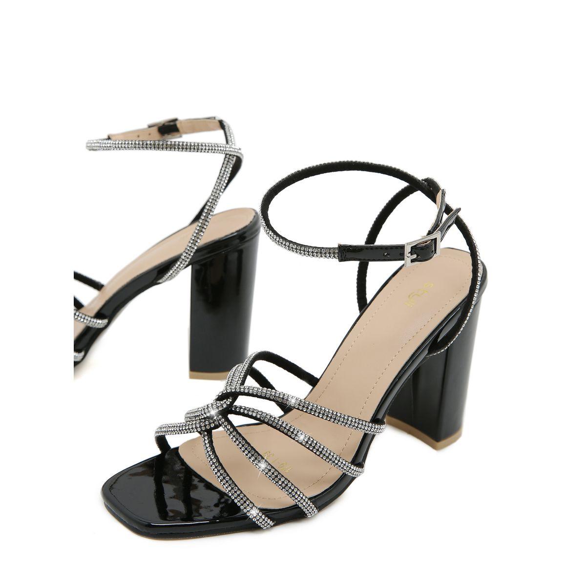 صندل بكعب سميك مع سيور كروس-women-shoes-heels-image-4