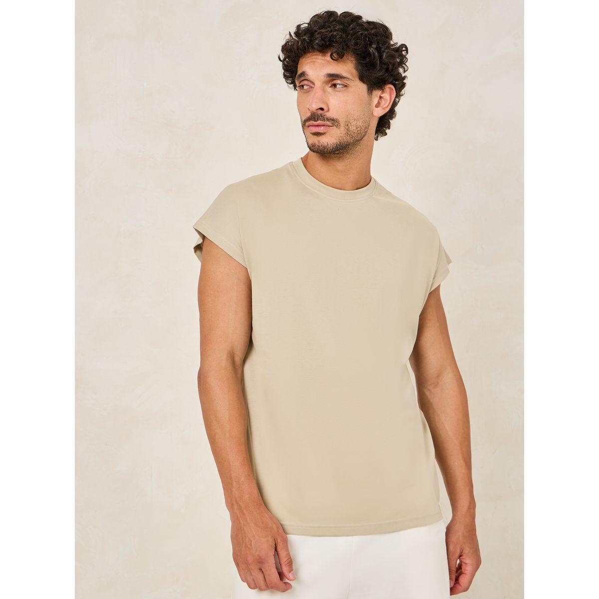 Styli Cap Sleeve Cotton Rich Oversized T-Shirt-men-clothing-tshirtsandpolos-tshirts-image-1