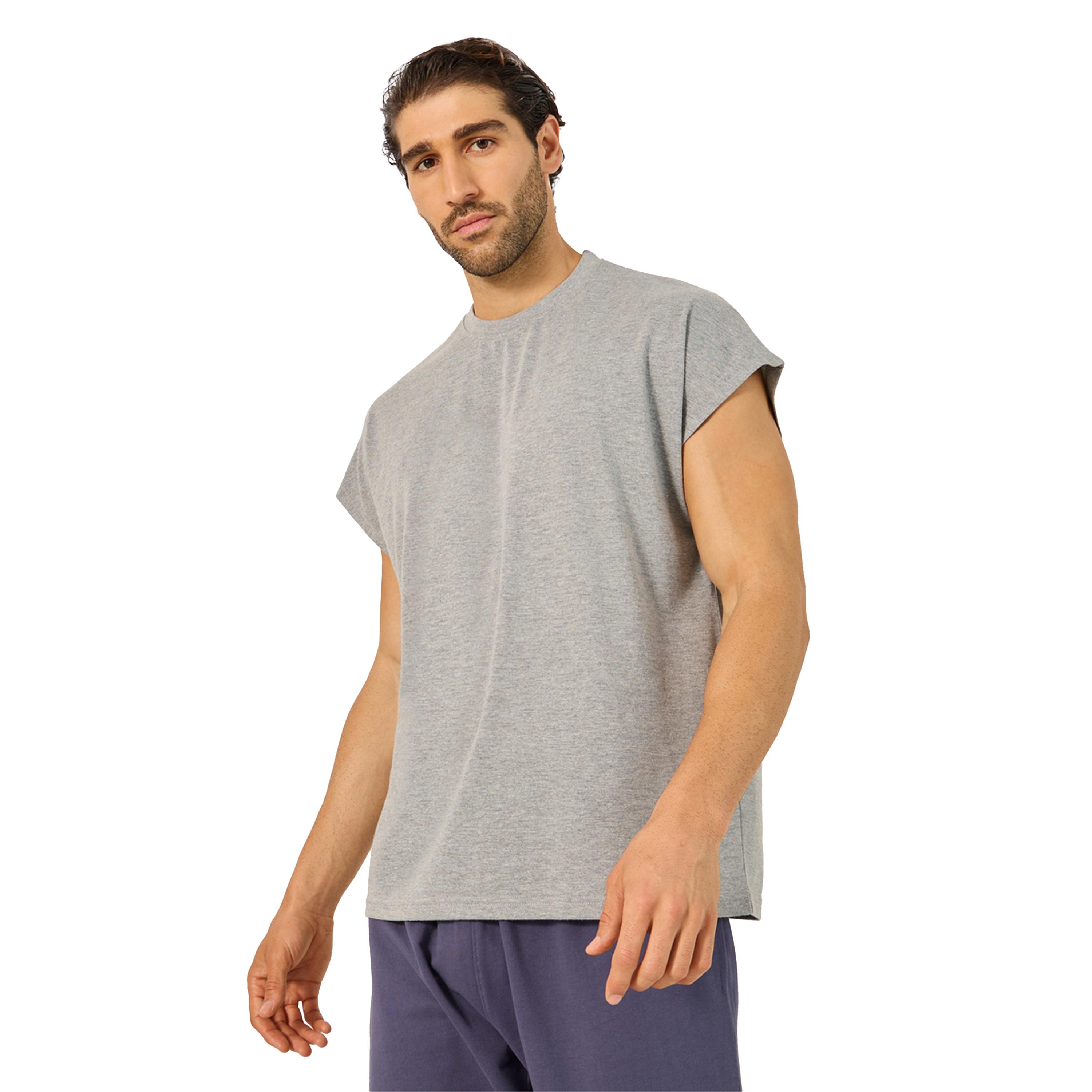 ستايلي - تي شيرت قطن غني كبير الحجم بأكمام قصيرة-men-clothing-tshirtsandpolos-tshirts-image-1