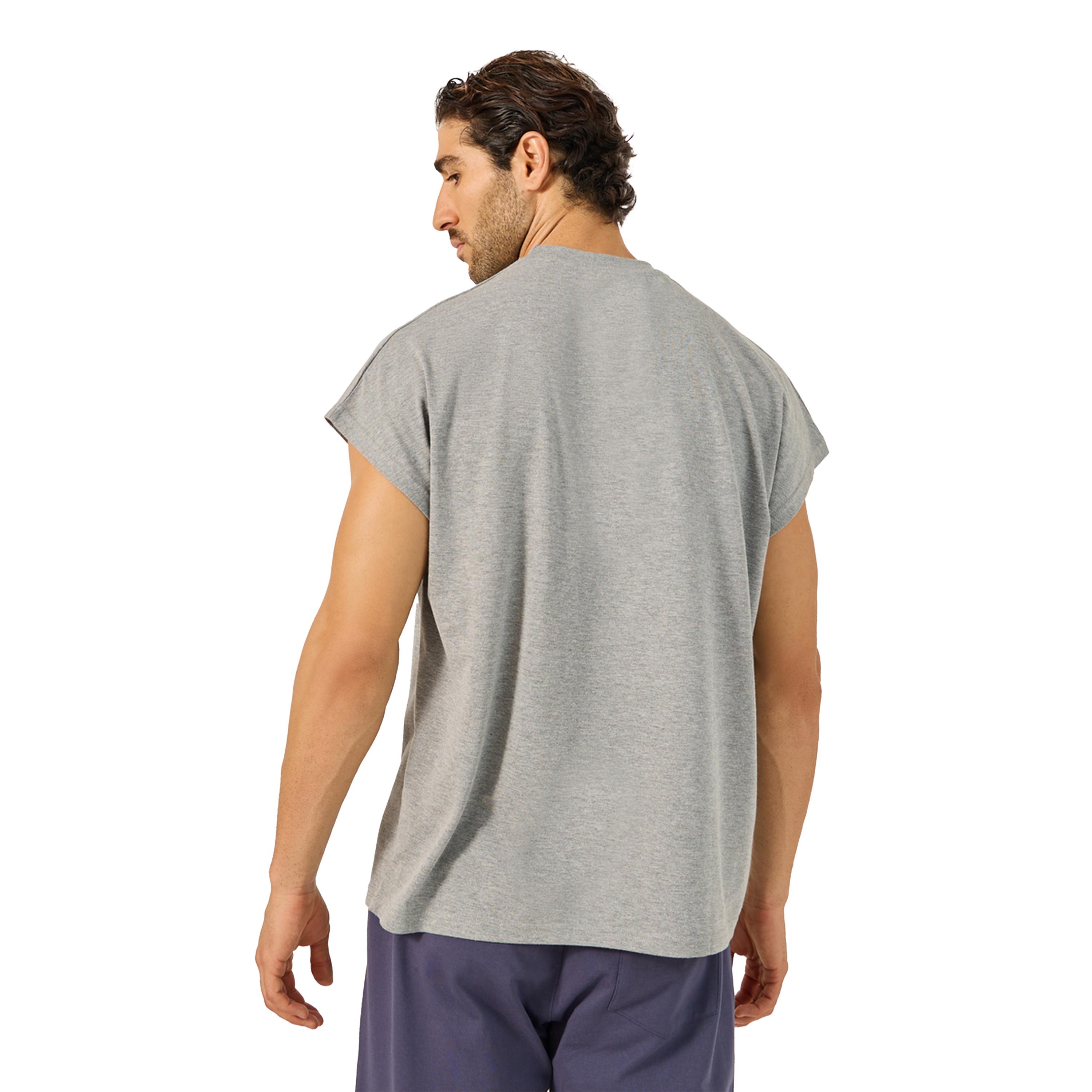 ستايلي - تي شيرت قطن غني كبير الحجم بأكمام قصيرة-men-clothing-tshirtsandpolos-tshirts-image-4