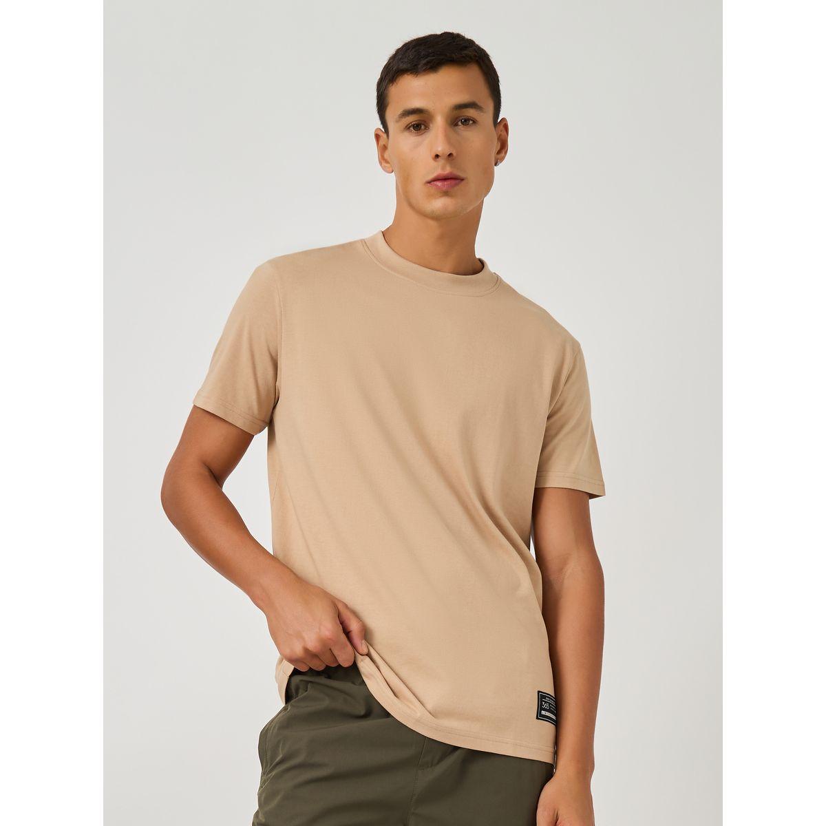 تيشيرت بقصة عادية وأكمام قصيرة-men-clothing-tshirtsandpolos-tshirts-image-1