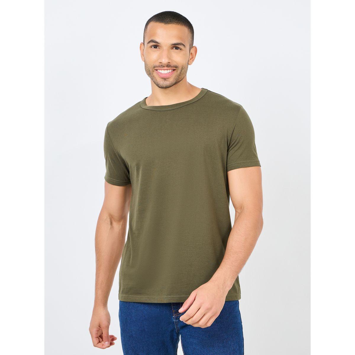Styli Cotton Rich Binding Crew Neck Regular Fit T-shirt-men-clothing-tshirtsandpolos-tshirts-image-1