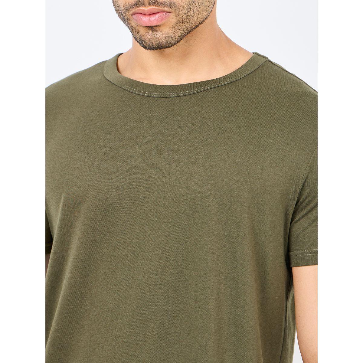 Styli Cotton Rich Binding Crew Neck Regular Fit T-shirt-men-clothing-tshirtsandpolos-tshirts-image-3