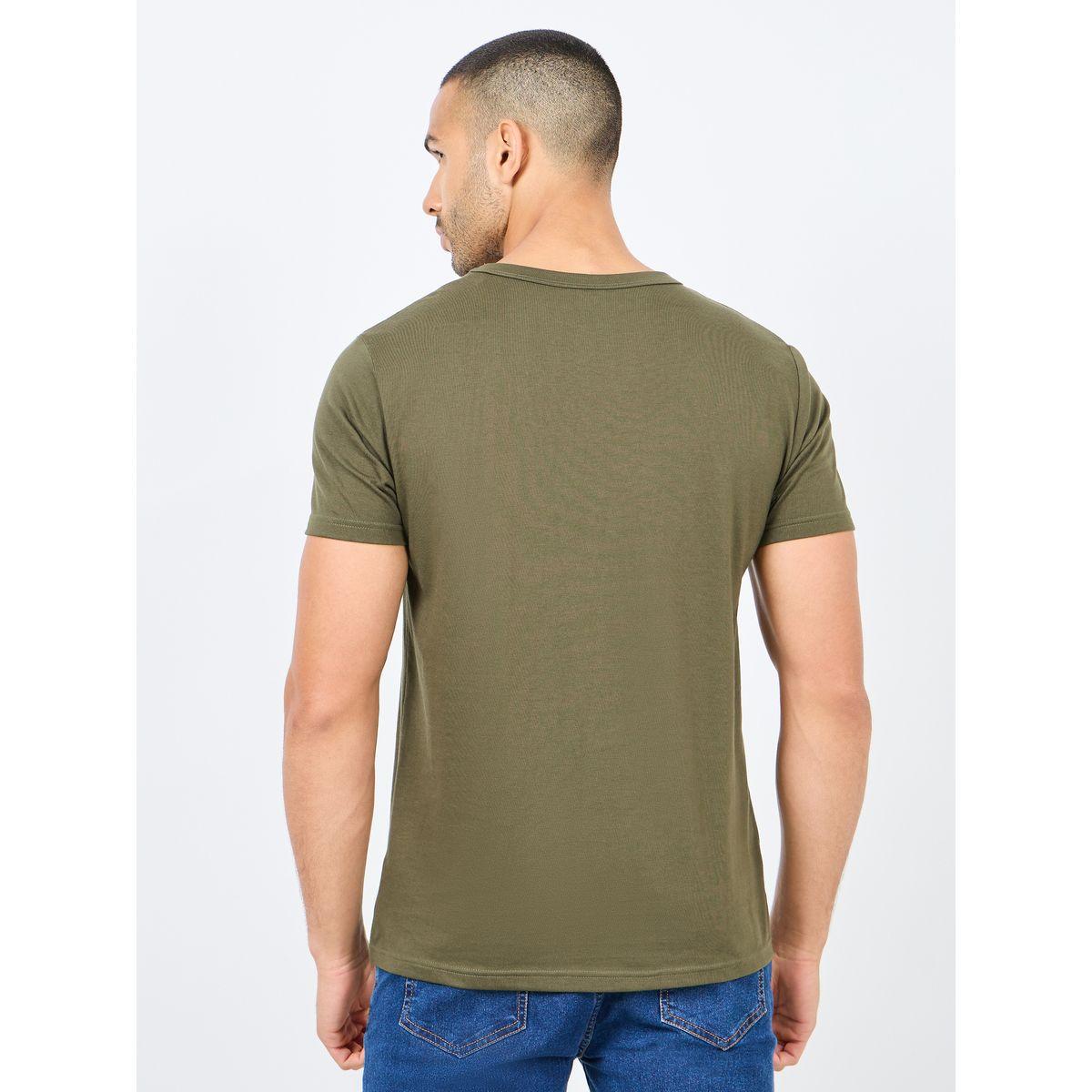 Styli Cotton Rich Binding Crew Neck Regular Fit T-shirt-men-clothing-tshirtsandpolos-tshirts-image-4