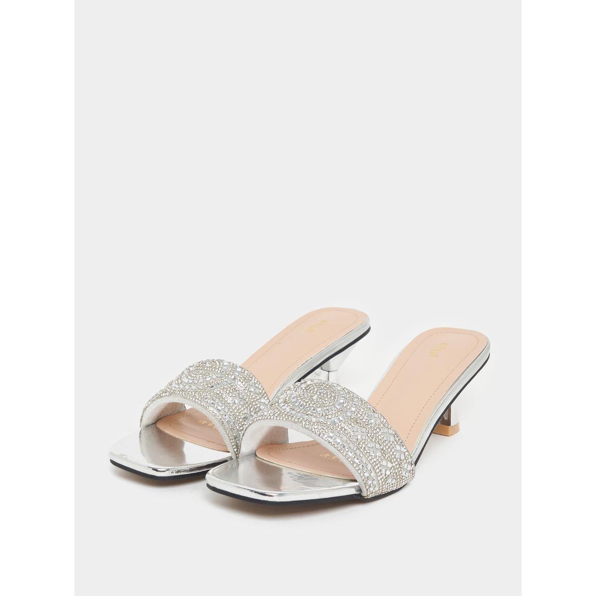 Styli Embellished Wide Strap Heeled Sandals-women-shoes-heels-image-3
