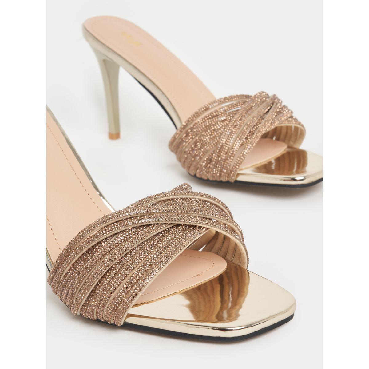 Styli Embellished Strap Stiletto Heel Sandals-women-shoes-heels-image-4