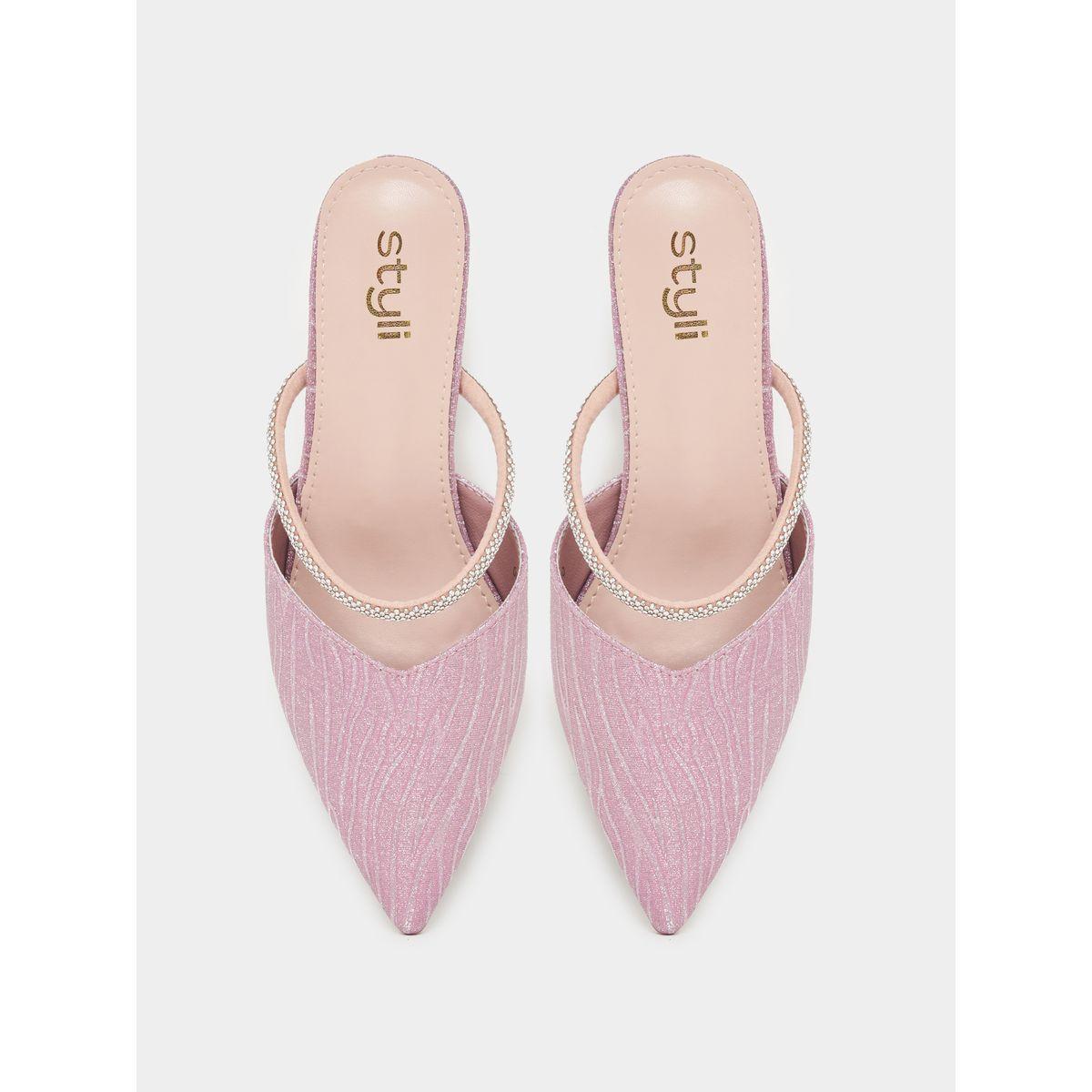 حذاء بامب بكعب متوسط وسير مرصع-women-shoes-heels-image-2