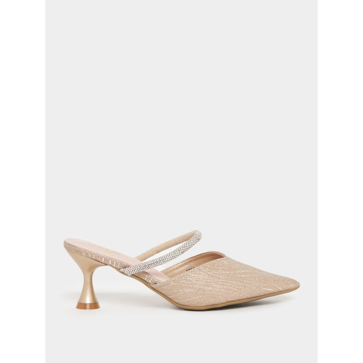 Styli Sparkle Strap Pointed Toe Mules-women-shoes-heels-image-1