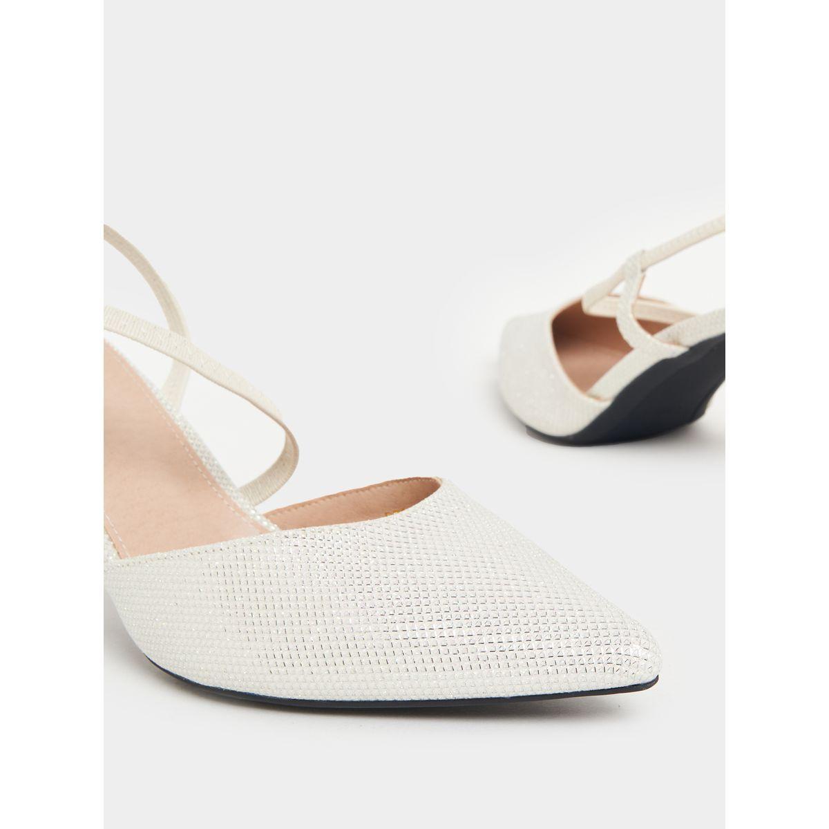 Styli Premium Textured Back Strap Heeled Pumps-women-shoes-heels-image-4