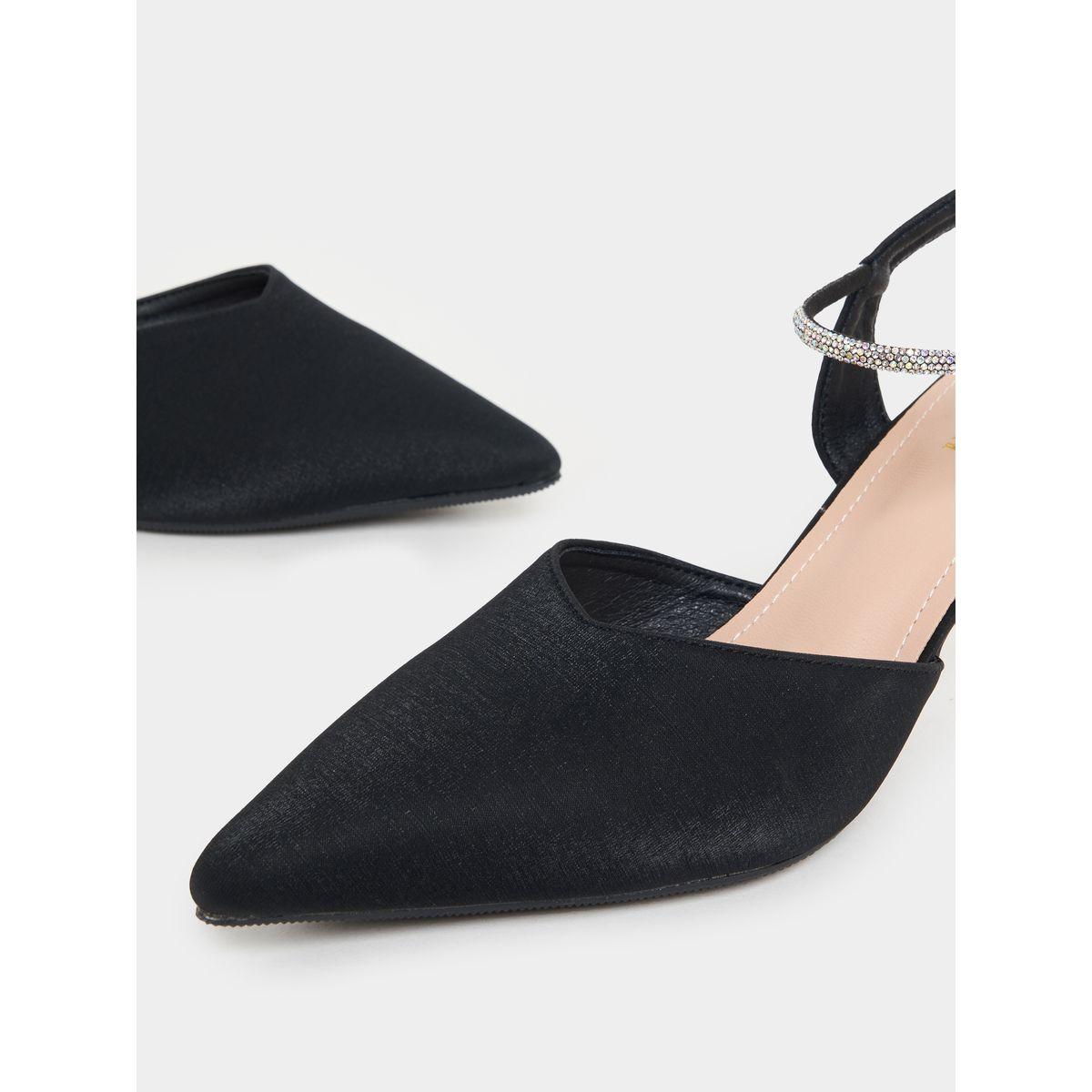 Styli Studded Ankle Strap Heeled Pumps-women-shoes-heels-image-4
