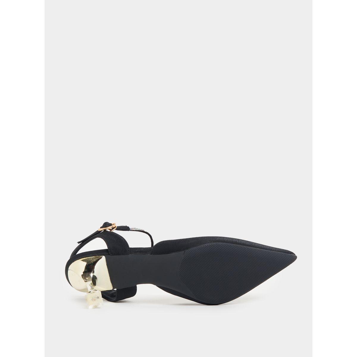 Styli Studded Ankle Strap Heeled Pumps-women-shoes-heels-image-7