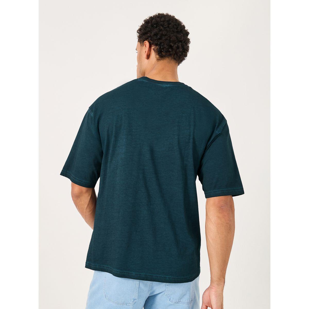 Styli Oversized Acid Washed Take It Easy Chest Print T-shirt-men-clothing-tshirtsandpolos-tshirts-image-4