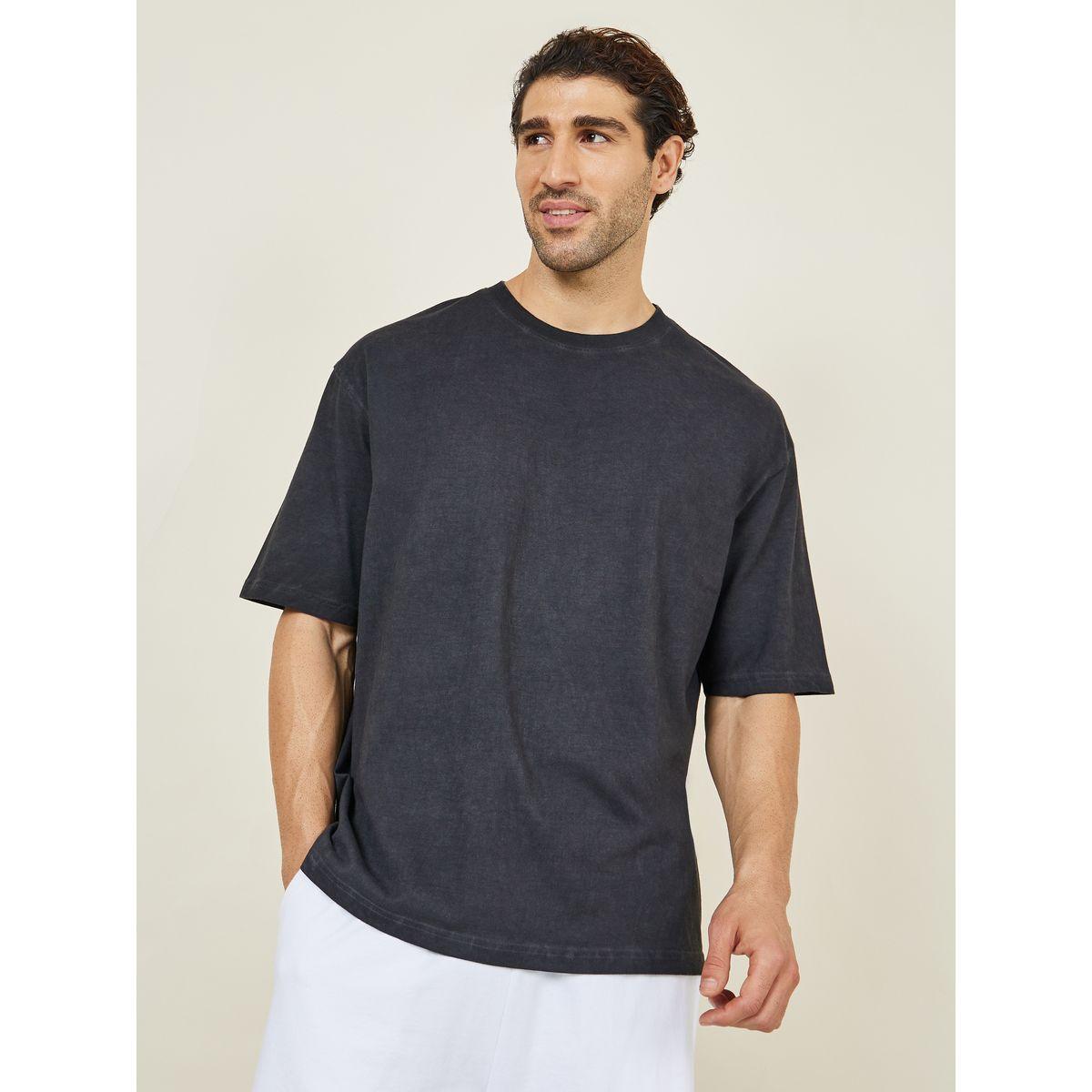 Styli Oversized Acid Wash Back Planet Graphic Print T-shirt-men-clothing-tshirtsandpolos-tshirts-image-3