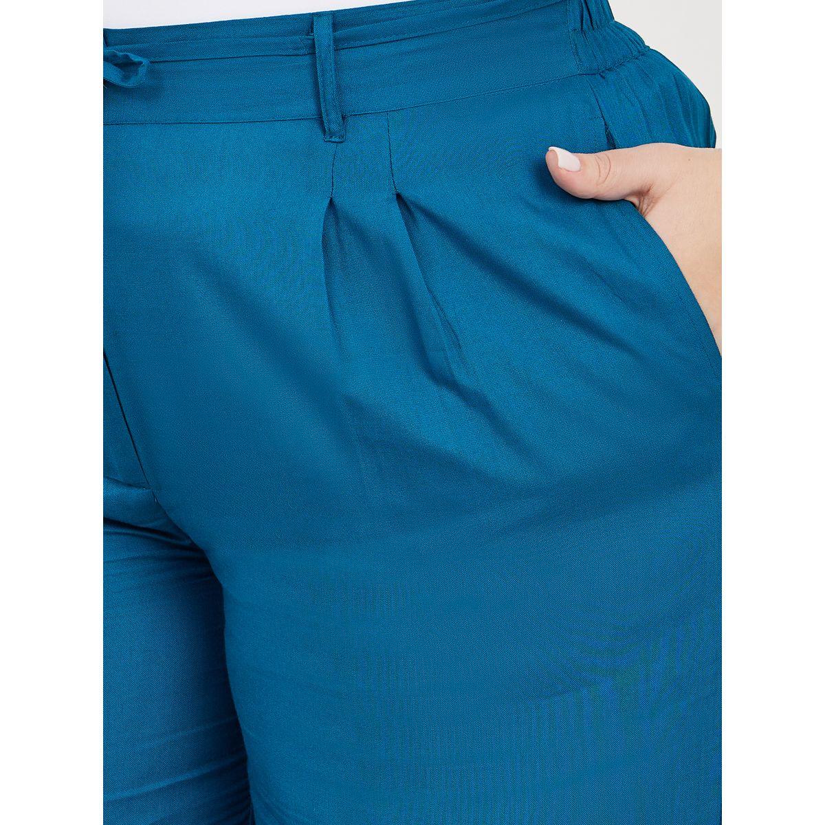 بنطال بارجل واسعة ورباط خصر-women-clothing-bottoms-trousers-image-3