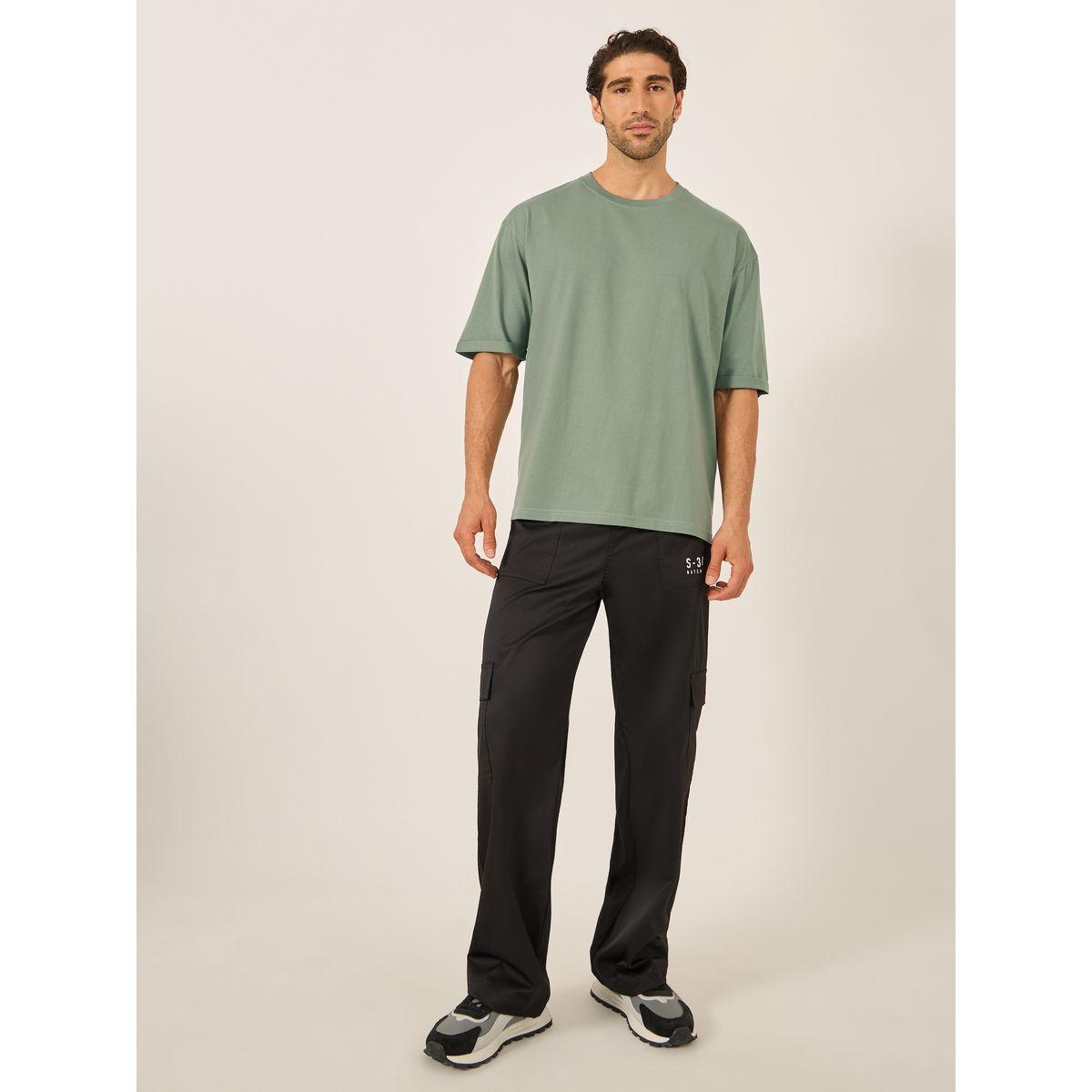 Styli Oversized Roll Up Sleeves T-Shirt with Side Slit-men-clothing-tshirtsandpolos-tshirts-image-2