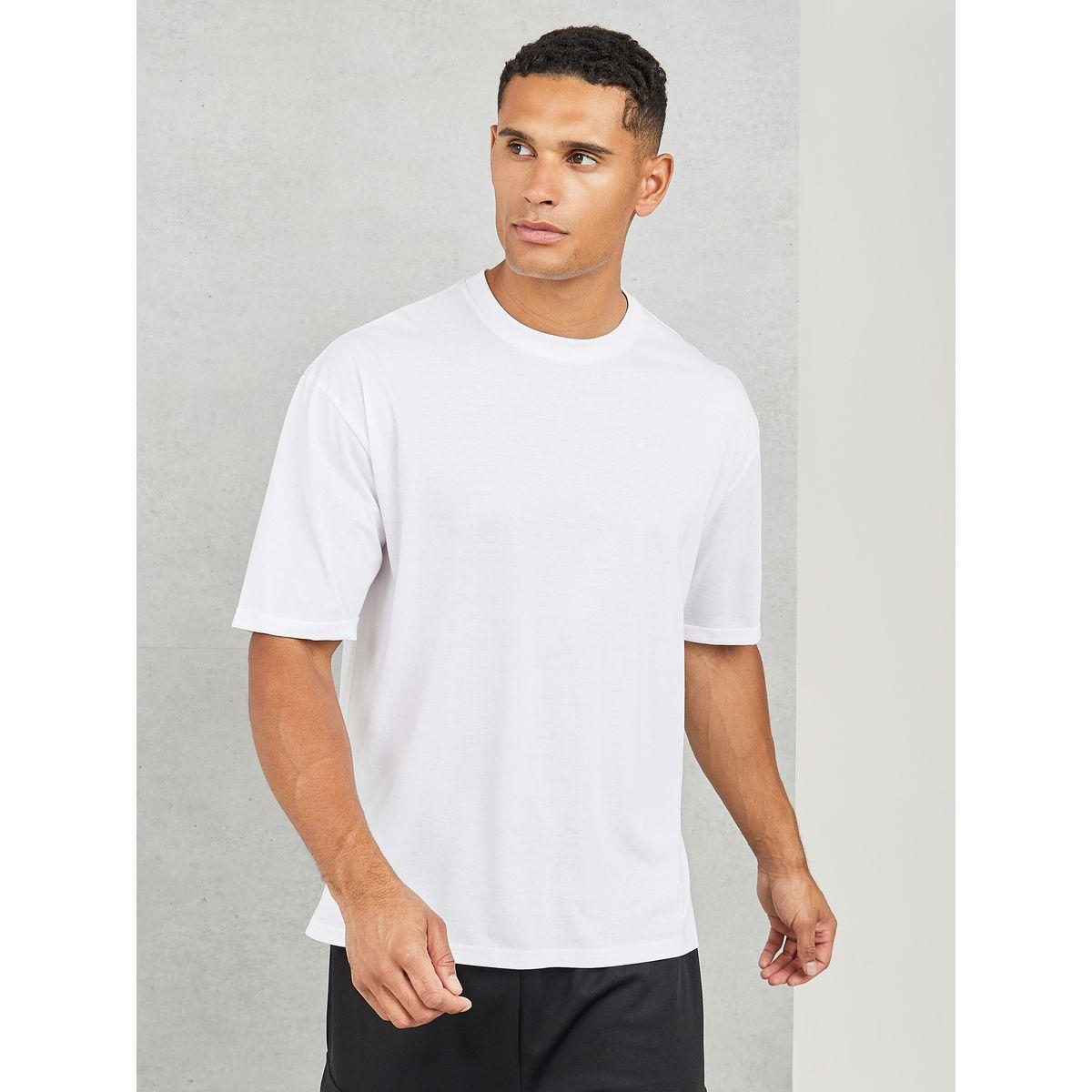 تيشيرت واسع مع شق جانبي-men-clothing-tshirtsandpolos-tshirts-image-1