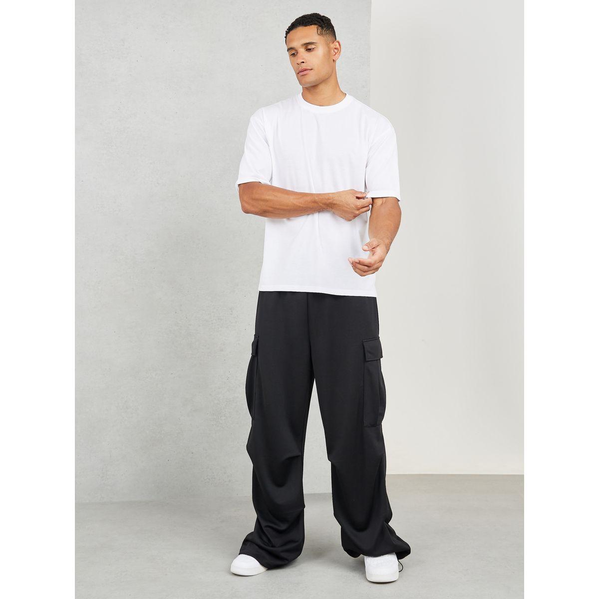 Styli Oversized Roll Up Sleeves Box T-shirt with Side Slit-men-clothing-tshirtsandpolos-tshirts-image-2