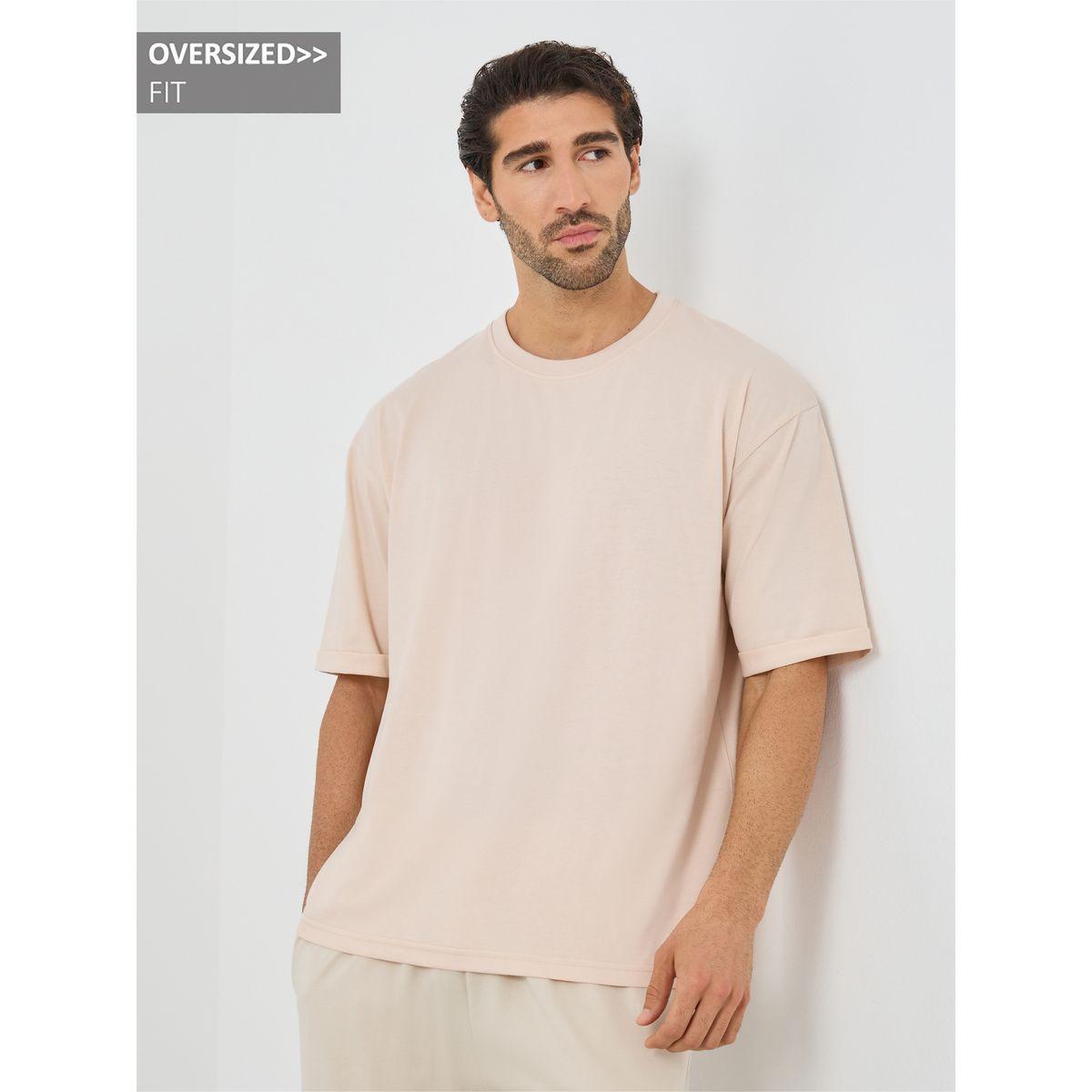Styli Oversized Round Neck Short Sleeve T-Shirt-men-clothing-tshirtsandpolos-tshirts-image-1