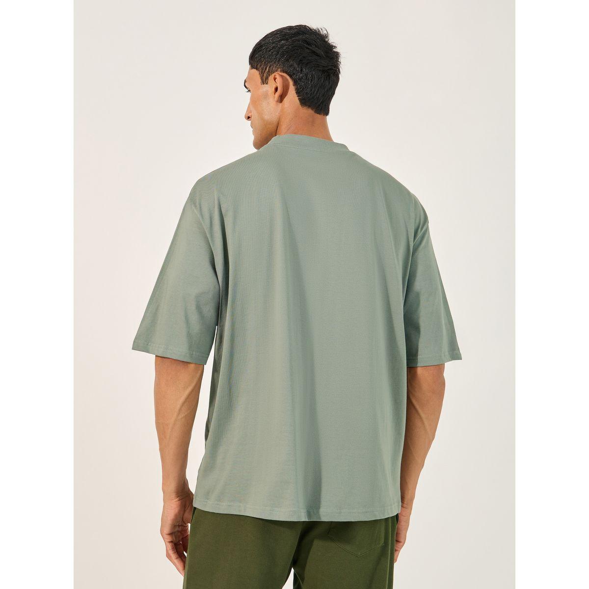 Styli Men Solid Oversized T-Shirt-men-clothing-tshirtsandpolos-tshirts-image-4