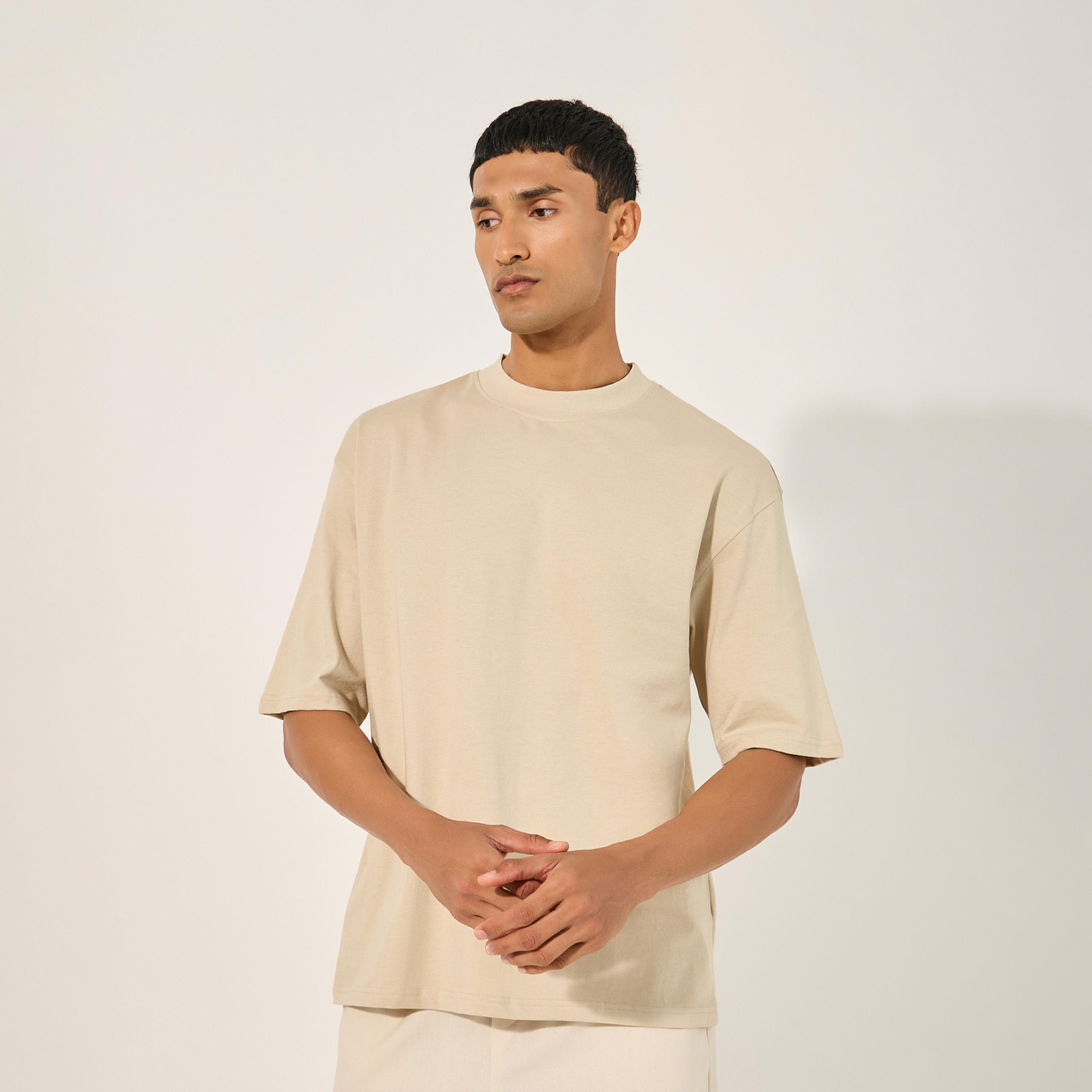 Styli Oversized Crew Neck T-Shirt-men-clothing-tshirtsandpolos-tshirts-image-1